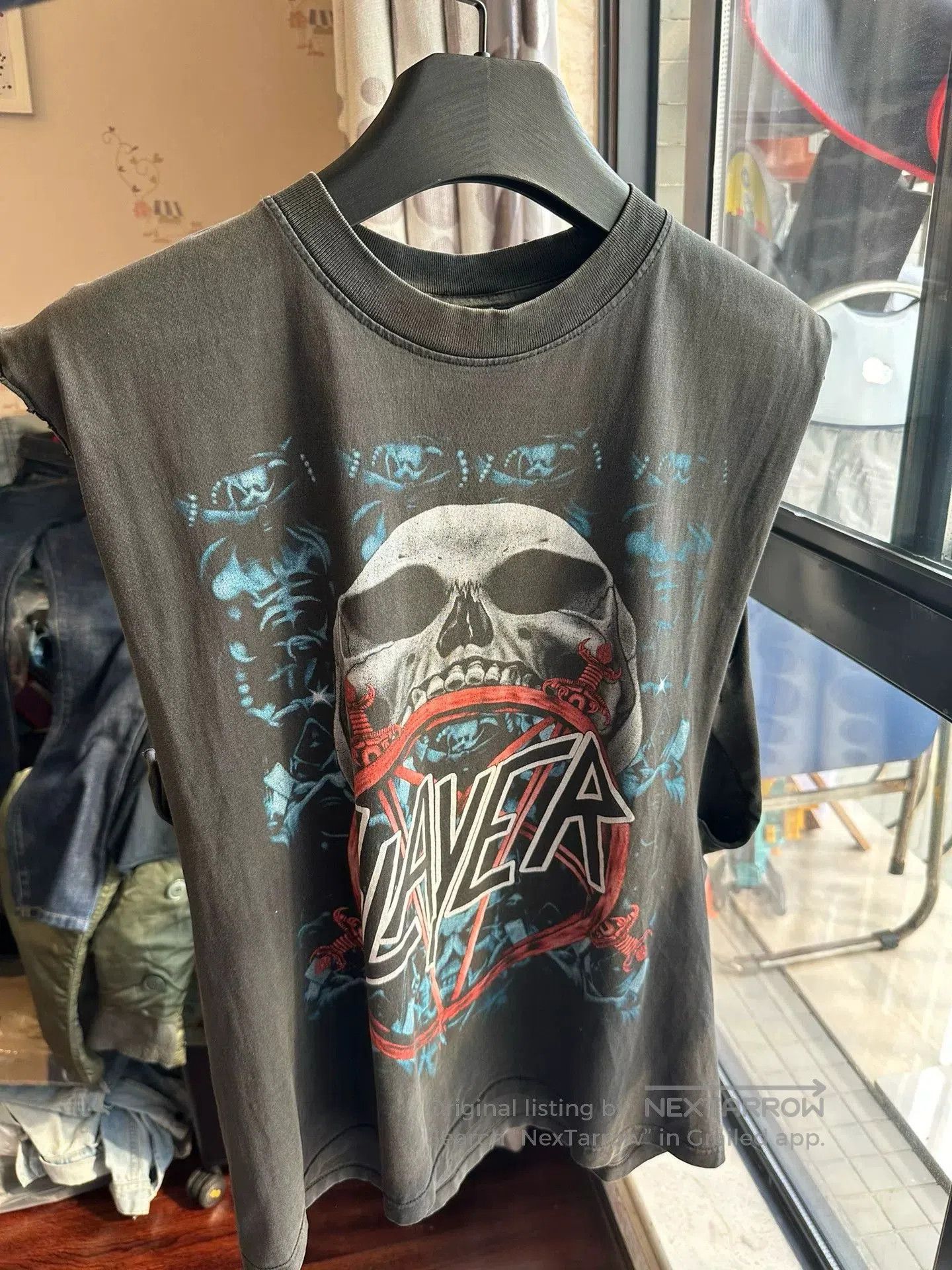 Vintage Slayer 90s Vintage Tank Top. Size US M / EU 48-50 / 2 - 6 Thumbnail