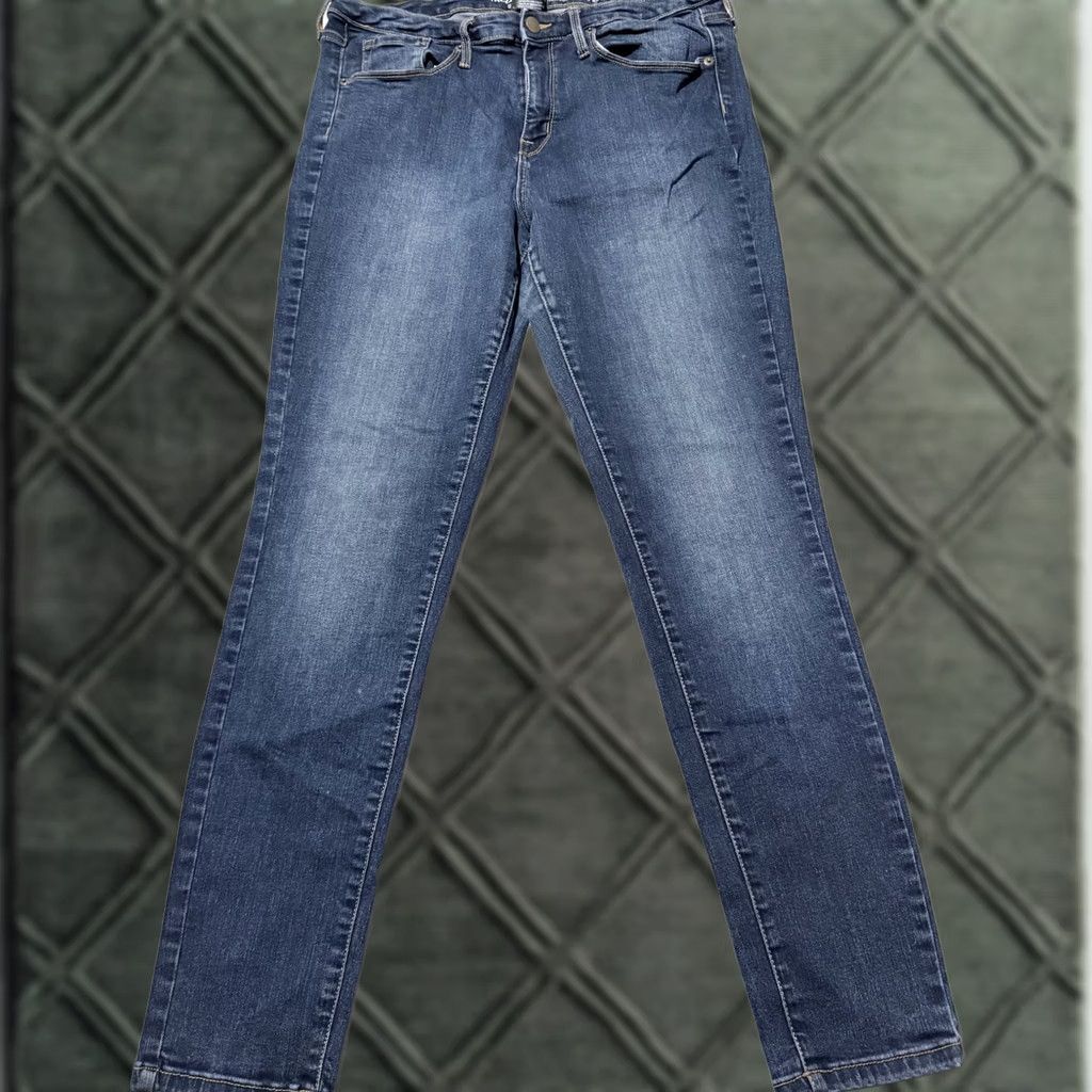 Mossimo Mossimo Jeans Women Slim Skinny Power Stretch High-Rise 16R Blue Denim Shirt? Size 38" / US 16 / IT 52 - 1 Thumbnail