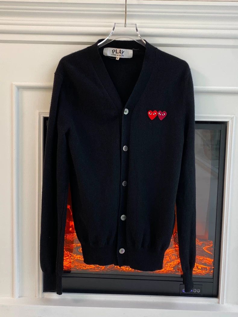 Comme des Garcons Comme Des Garcons Love Cardigan Sweater Size S / US 4 / IT 40 - 1 Thumbnail