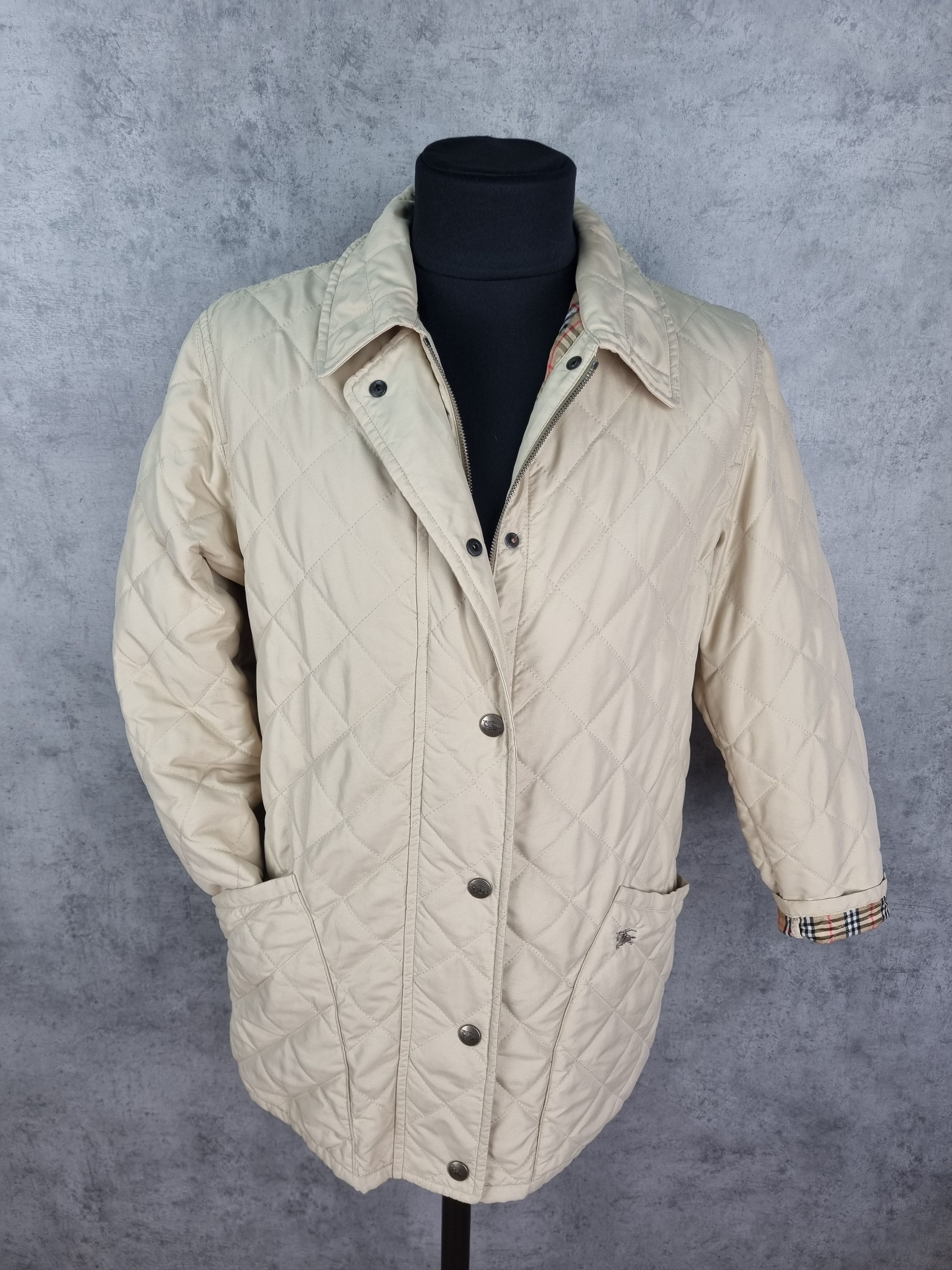 Burberry × Burberry Prorsum × Vintage Iconic 90s Burberrys Quilted Novacheck Light Jacket Size US XL / EU 56 / 4 - 5 Thumbnail