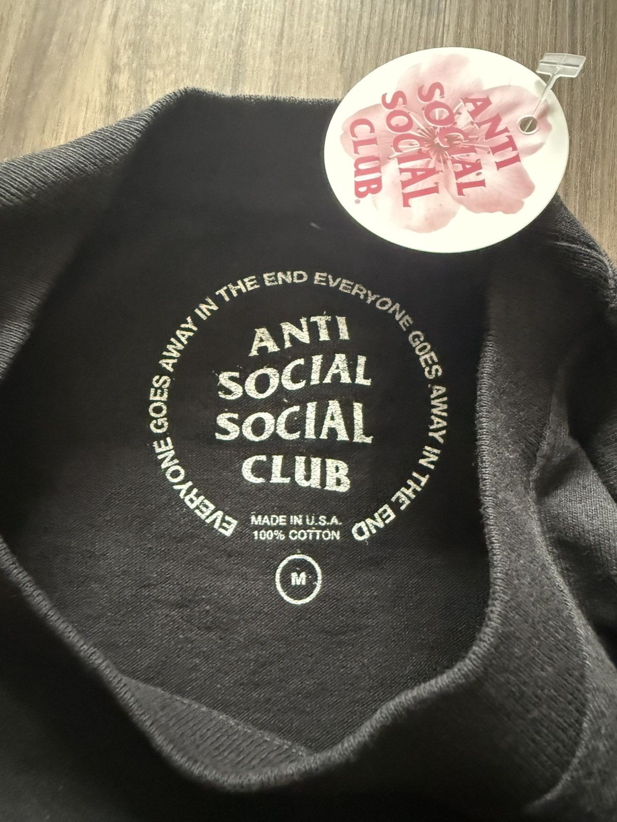 Anti Social Social Club × Fragment Design Anti Social Social Club x Fragment Tee Black/Blue Size M Size US M / EU 48-50 / 2 - 4 Thumbnail