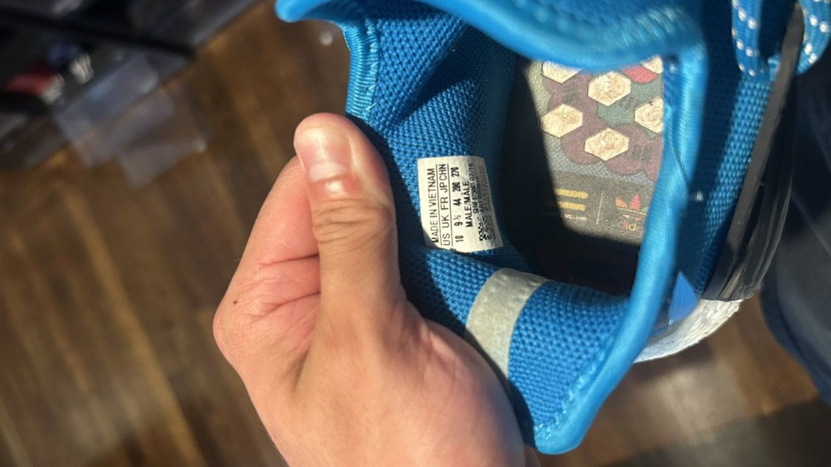 Adidas × Human Made Adidas Pharrell x Human Race NMD “Human Being” Blue Size US 10 / EU 43 - 7 Thumbnail
