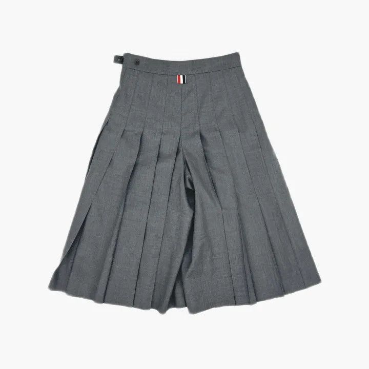 Thom Browne Thom Browne Gray Pleated Skirt -2507 Size US 36 / EU 52 - 2 Thumbnail
