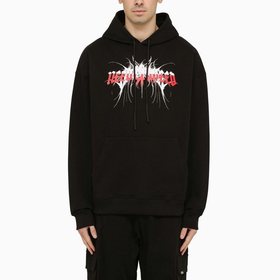 image of 44 Label Group O1D2Blof0124 Hoodie In Black, Men's (Size Small)
