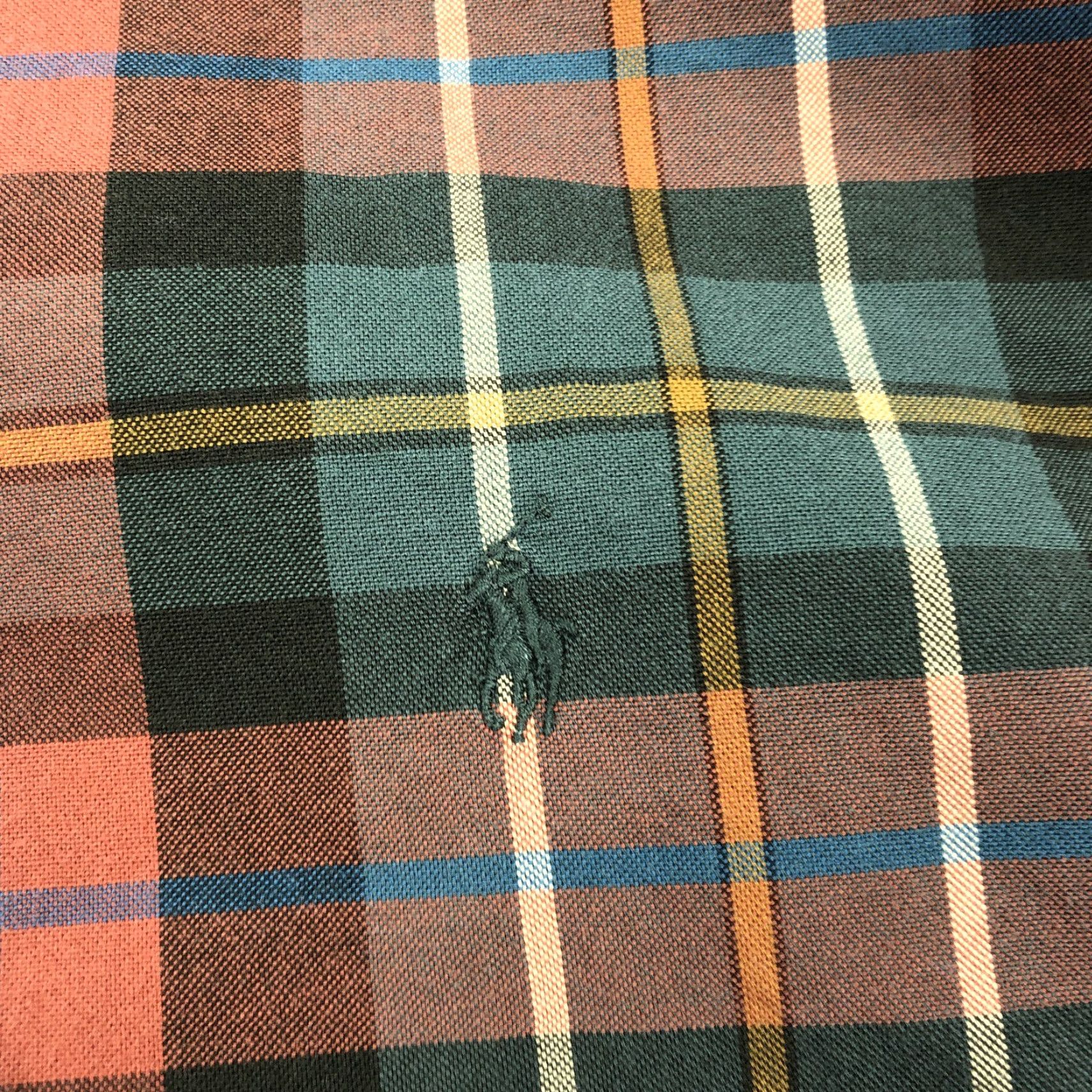 Ralph Lauren Ralph Lauren Men's 4XLT Custom Fit Plaid Button Up Shirt Long Sleeve Fall Size US XXL / EU 58 / 5 - 3 Thumbnail