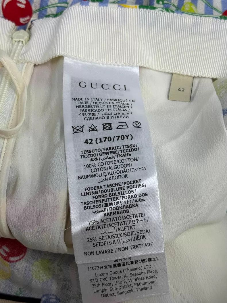 Gucci Gucci Cherry-printed high-waisted shorts Size 27" / US 4 / IT 40 - 5 Thumbnail