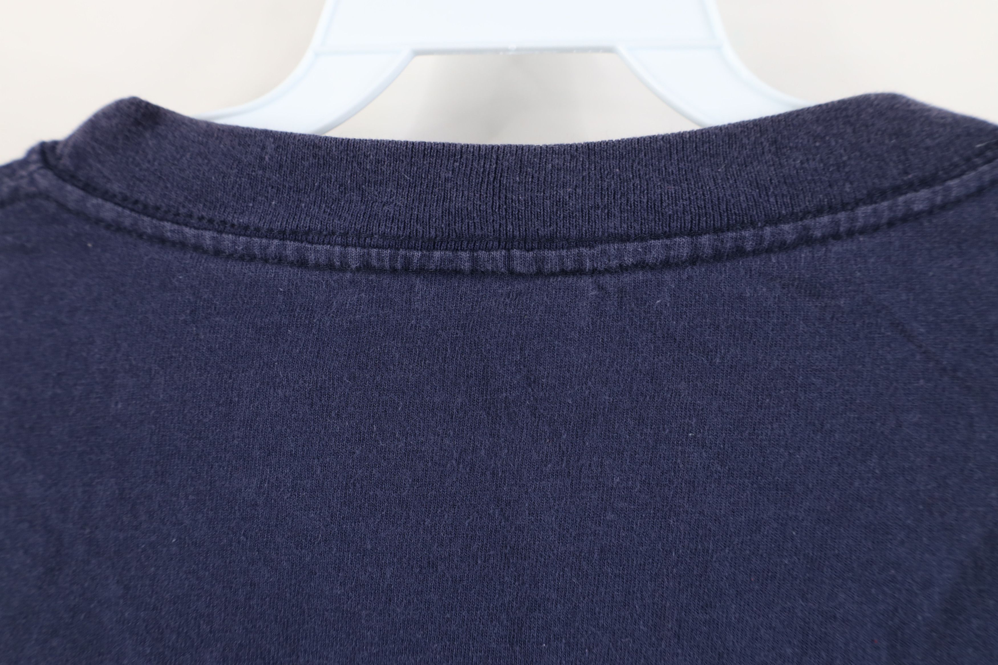 Vintage Vintage 90s Streetwear Cotton Long Sleeve T-Shirt Blue USA Size US XXL / EU 58 / 5 - 10 Thumbnail