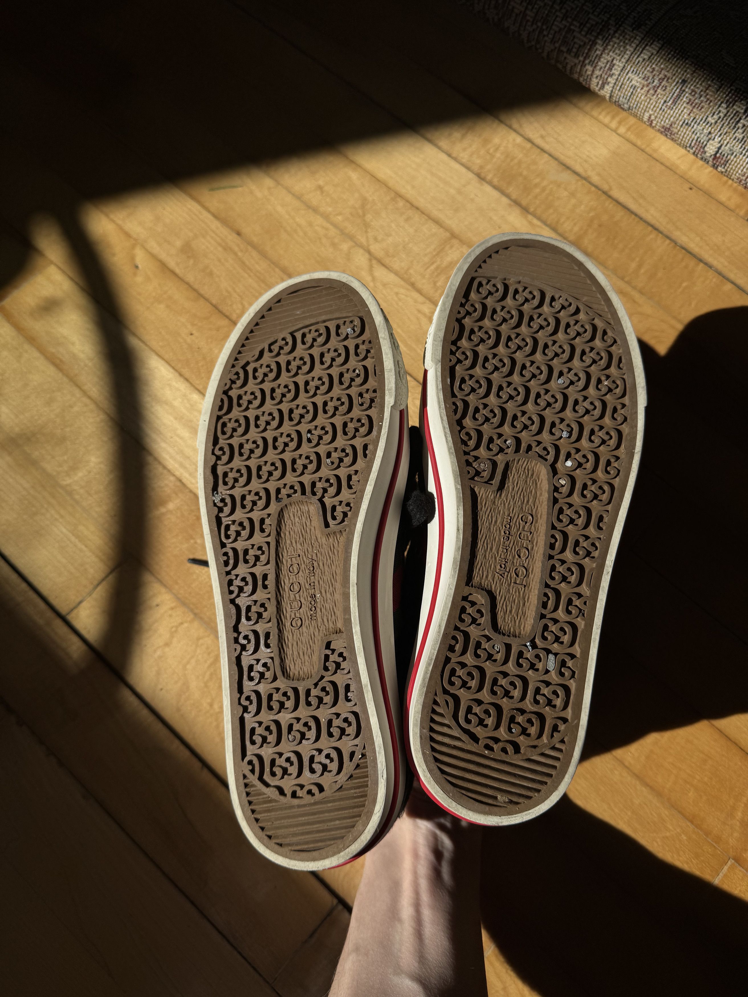 Gucci Gucci Tennis 1977 GG Logo Black Multi Size US 7 / IT 37 - 4 Thumbnail