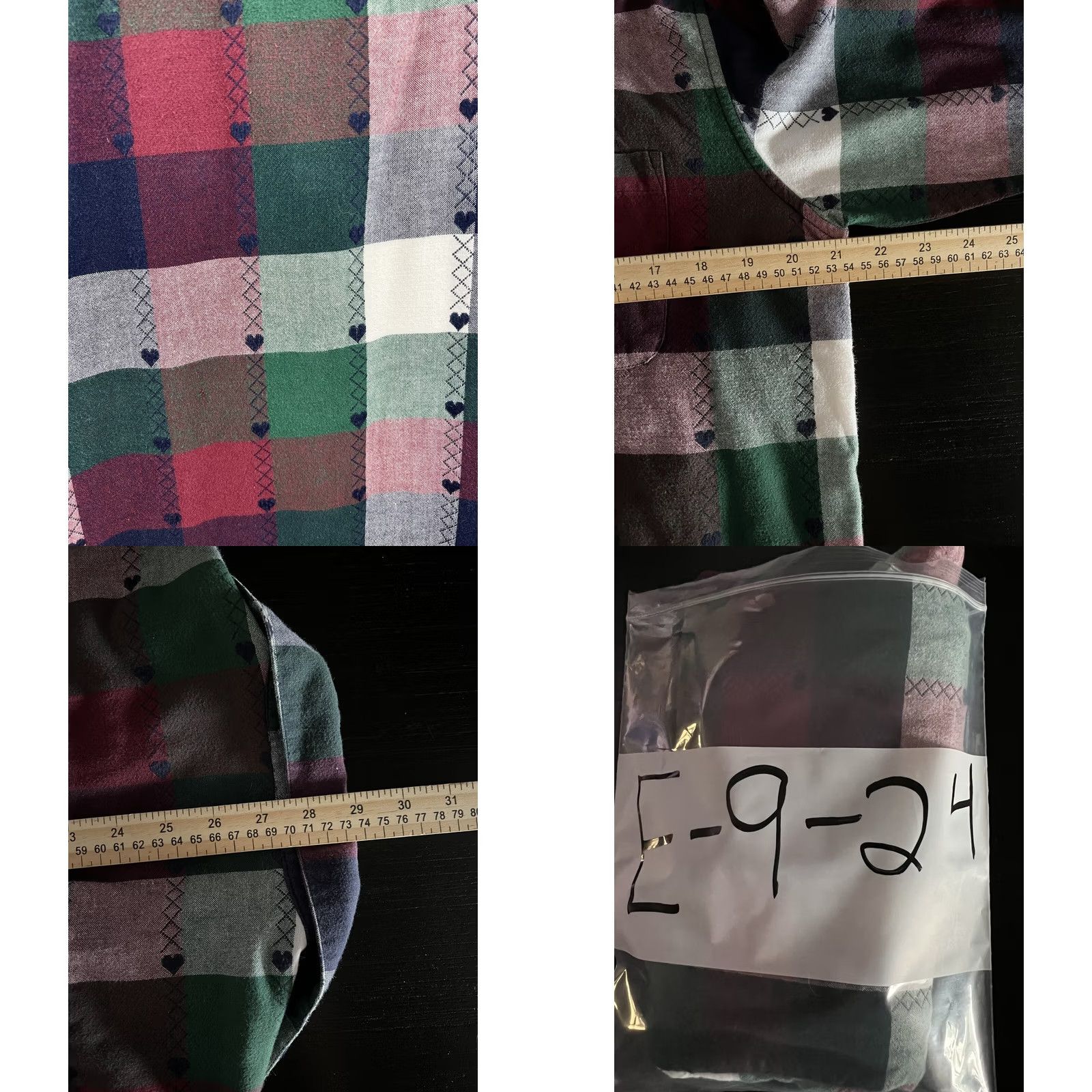 Vintage VINTAGE Chrysantheme Plaid Button Up Long Sleeve with Built in Shirt Small Women's Shirt Size S / US 4 / IT 40 - 9 Thumbnail