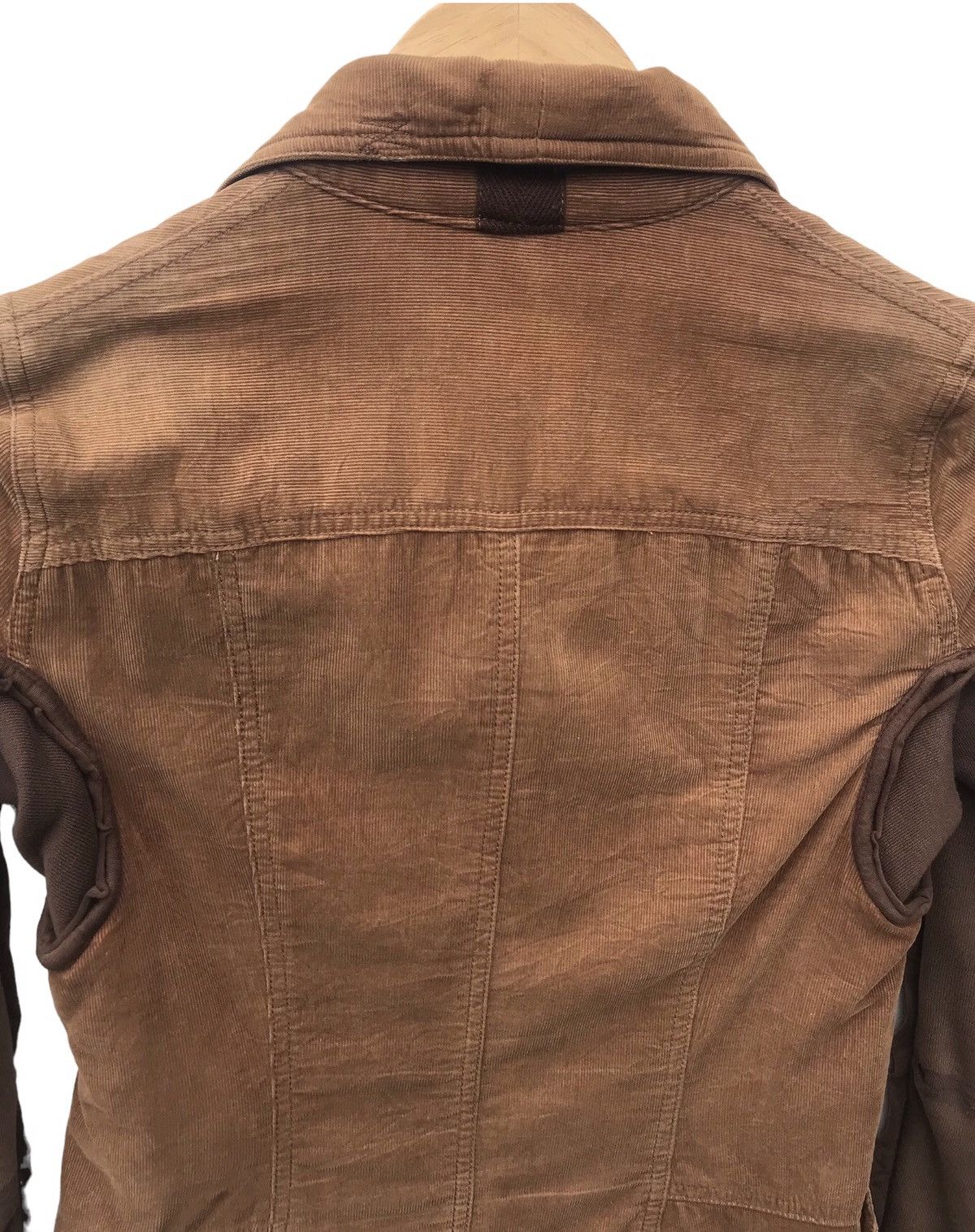 Japanese Brand Jungle Cat Distressed Corduroy Women Jacket ( 16”X22” ) Size S / US 4 / IT 40 - 14 Thumbnail