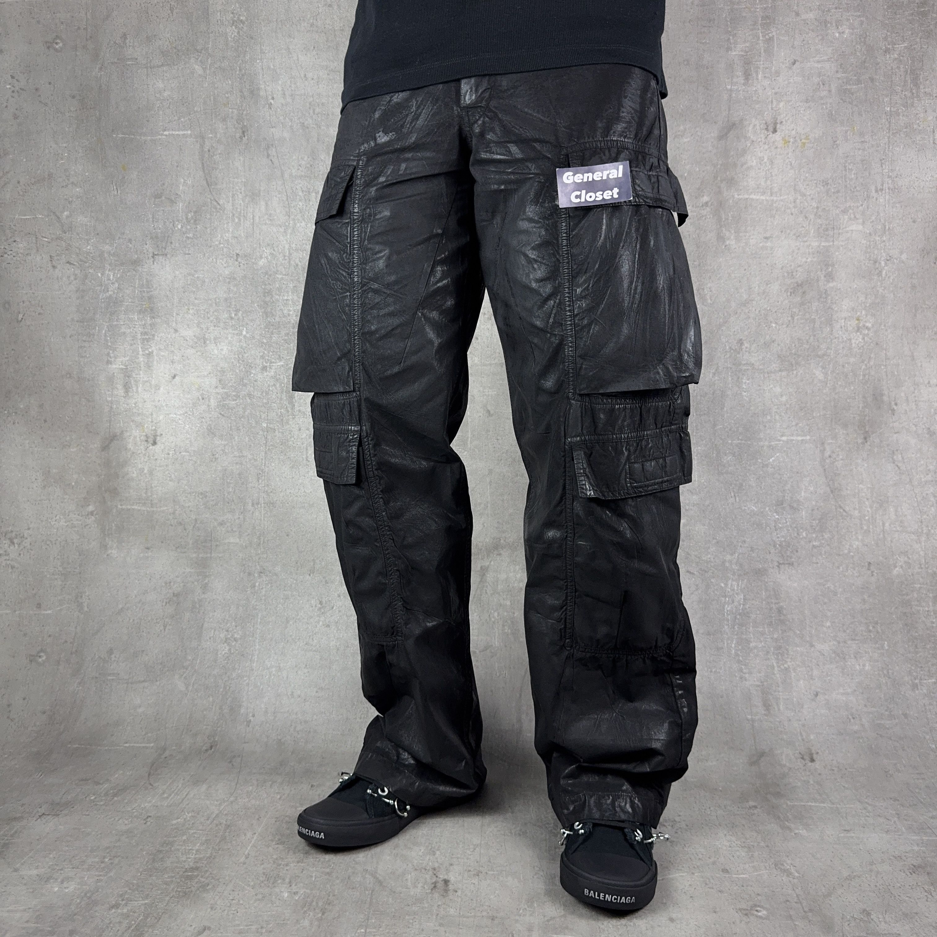 Rick Owens Drkshdw RICK OWENS DRKSHDW Double Cargo Jeans in Dark Dust Size US 26 / EU 42 - 2 Thumbnail