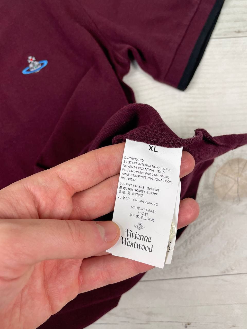 Vivienne Westwood Vivienne Westwood Polo Shirt Logo Orb Basic Luxury Size US XL / EU 56 / 4 - 9 Thumbnail