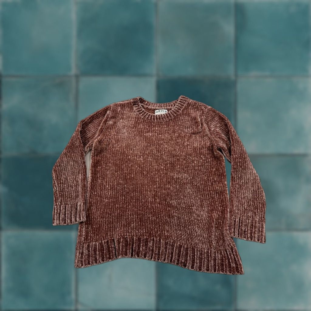 Orvis Orvis Sweater Womens Small Rose Pink Chenille Pullover Rose Pink Ladies S Pullover Chenille Rose Womens Clothing Size S / US 4 / IT 40 - 1 Thumbnail