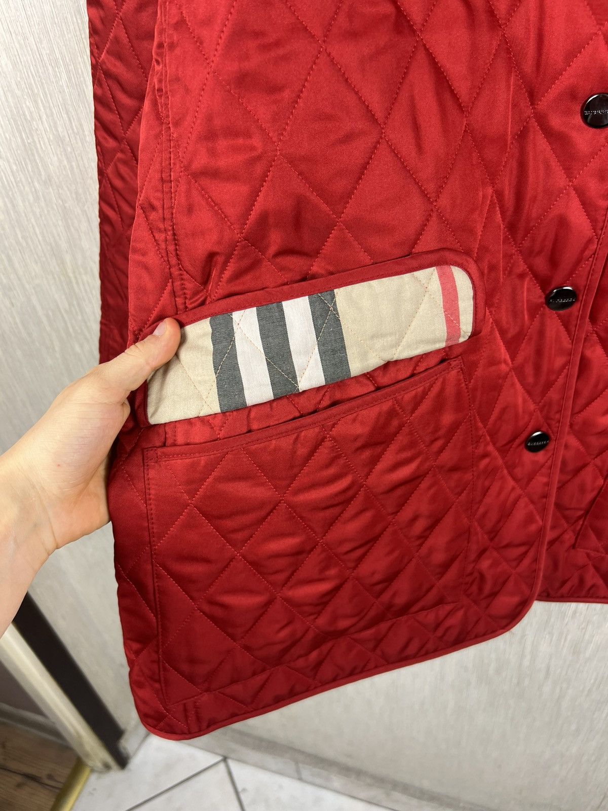 Burberry Burberry London checked quilted parka jacket coat nova check Size L / US 10 / IT 46 - 12 Thumbnail