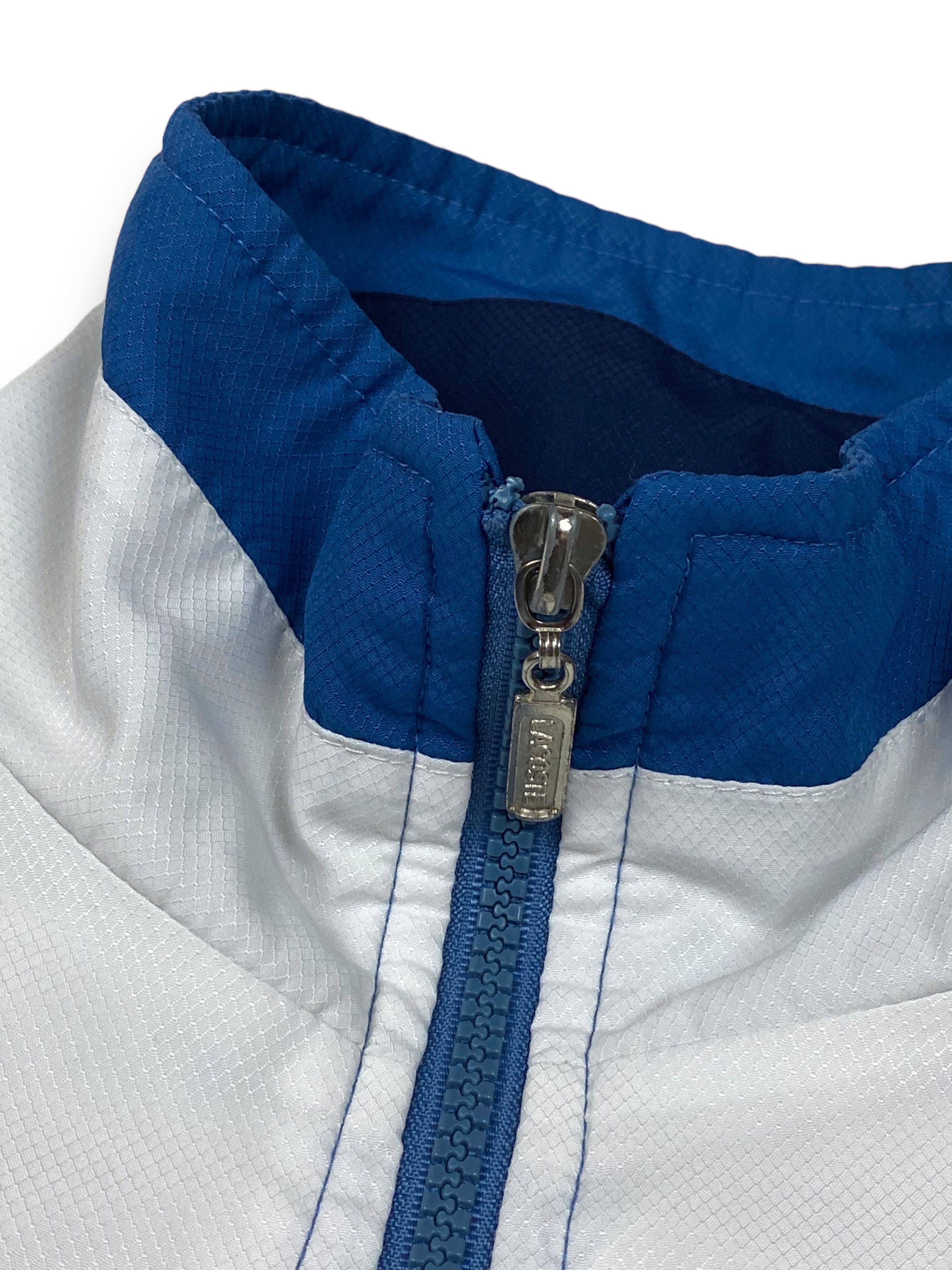 Lacoste Vintage LACOSTE White Blue Track Zip Metal Logo M751 Size US XL / EU 56 / 4 - 8 Thumbnail