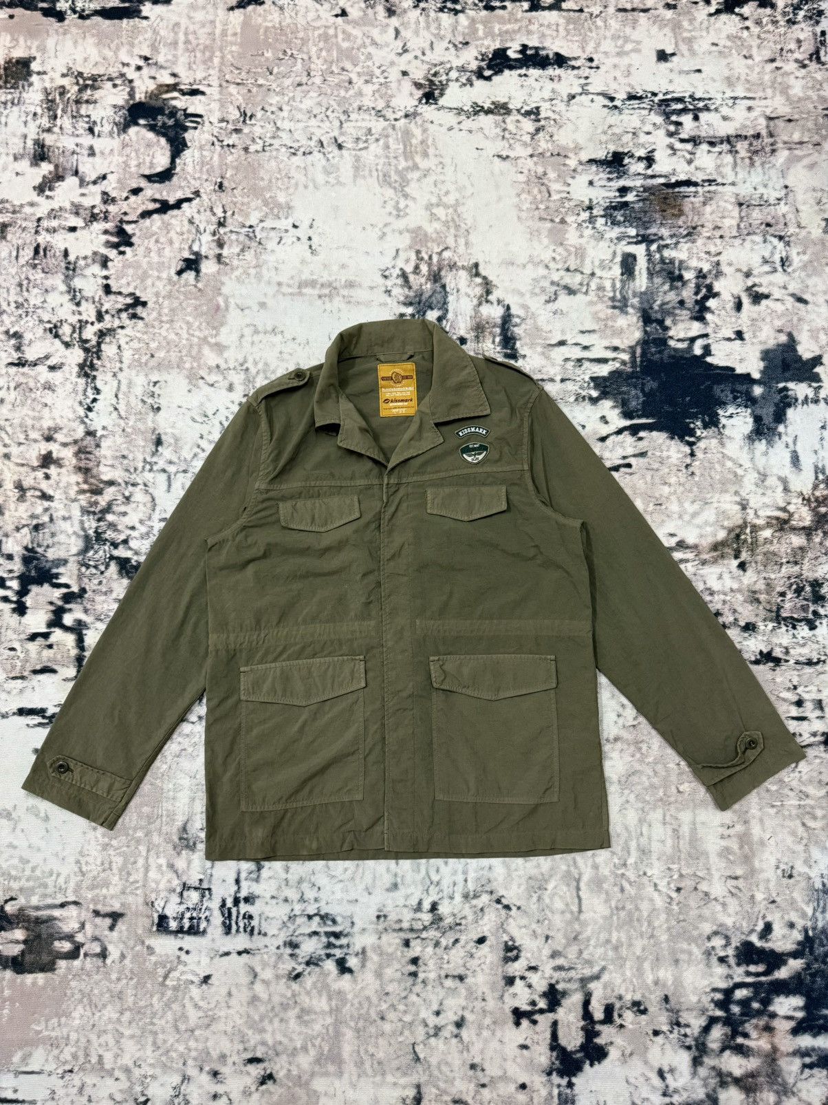 Japanese Brand × KISS × Vintage Kissmark Open Colar M65 Field Jacket Military Style Size US L / EU 52-54 / 3 - 3 Thumbnail