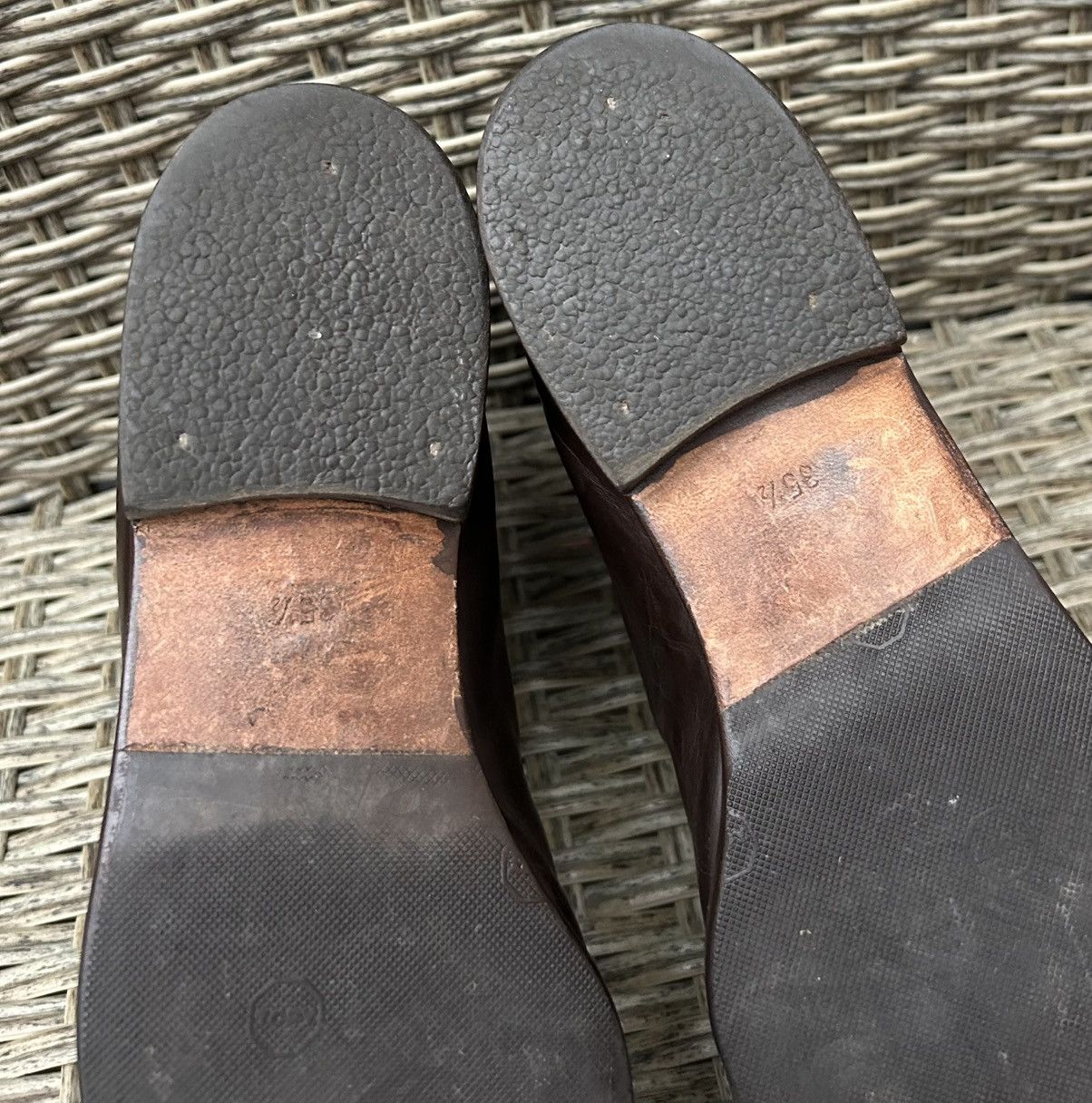 Jil Sander × Vintage Vintage Jil Sander + Leather Brown Ankle Chelsea Boots Size US 5.5 / IT 35.5 - 11 Thumbnail