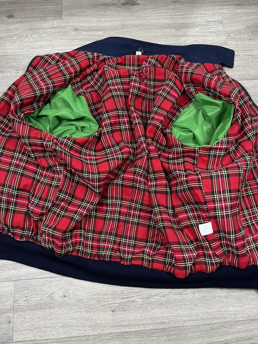 New England Outerwear Vintage England Plaid Lined Collared Bomber Jacket Size US L / EU 52-54 / 3 - 8 Thumbnail