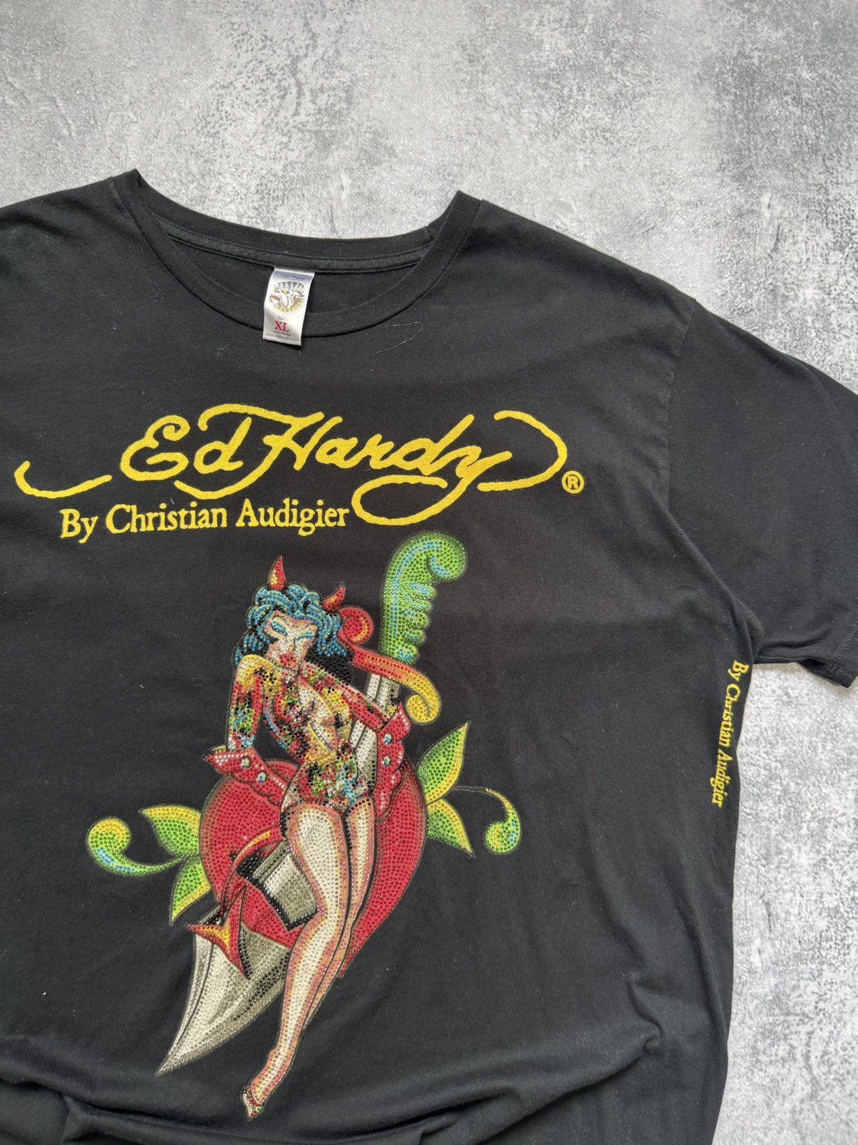 Ed Hardy Ed Hardy Vintage T-shirt Size US XL / EU 56 / 4 - 3 Thumbnail