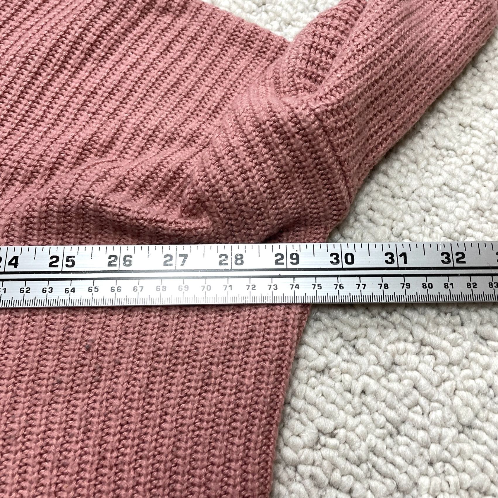 Vintage VINTAGE Micah Lounge Sweater Womens 14 Pink V-Neck Pullover Knit Acrylic Size XL / US 12-14 / IT 48-50 - 4 Thumbnail