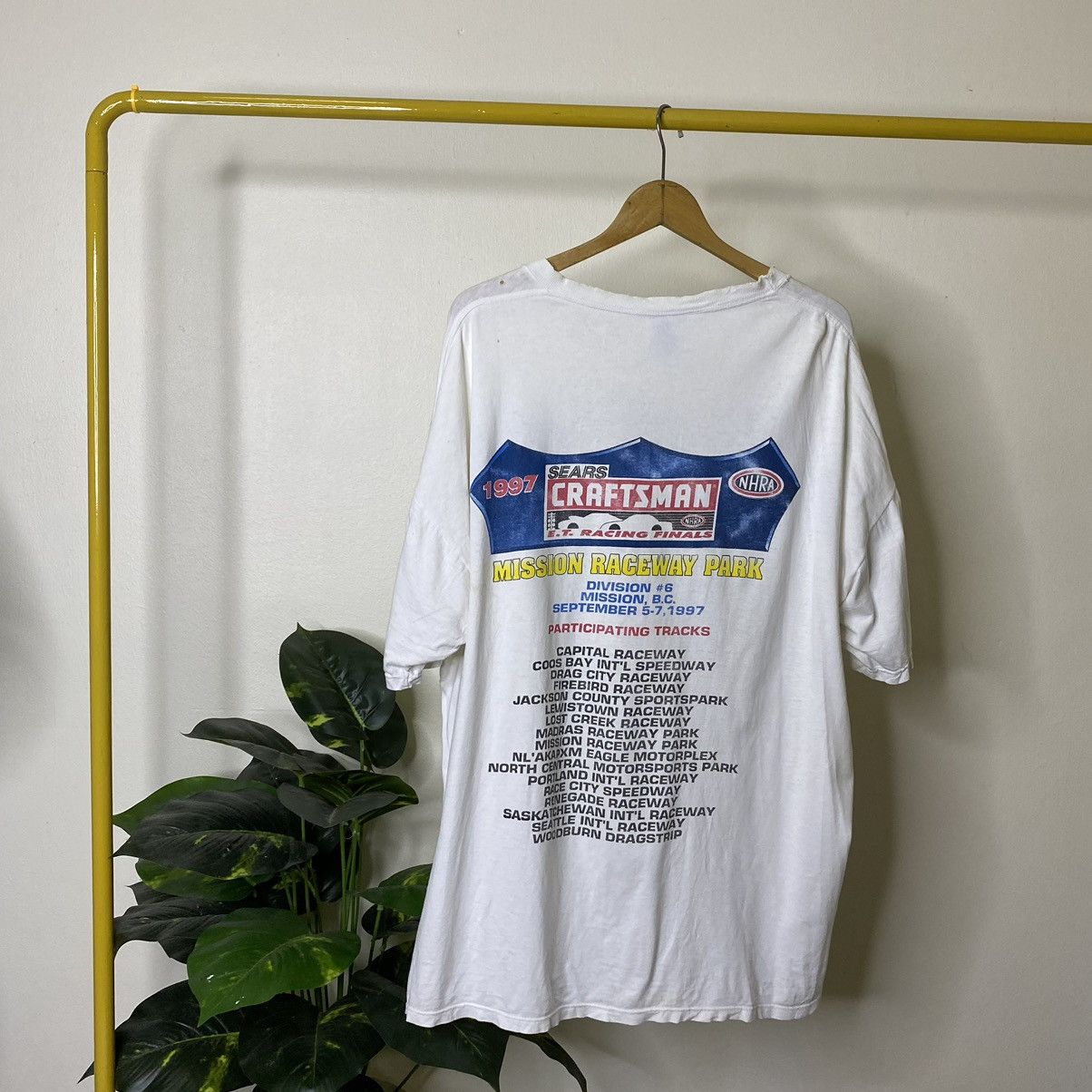 Vintage Vintage 1997 NHRA Sears Craftman ET Racing Finals Size US XXL / EU 58 / 5 - 6 Thumbnail