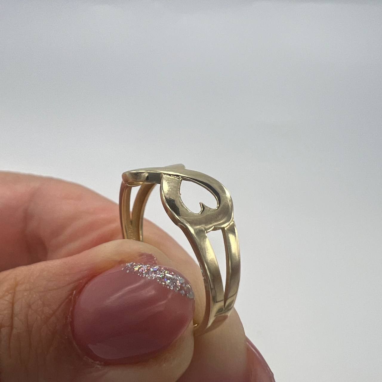 Other 14K Solid Gold Ring 1.6g – Infinity Heart Design Size ONE SIZE - 6 Thumbnail