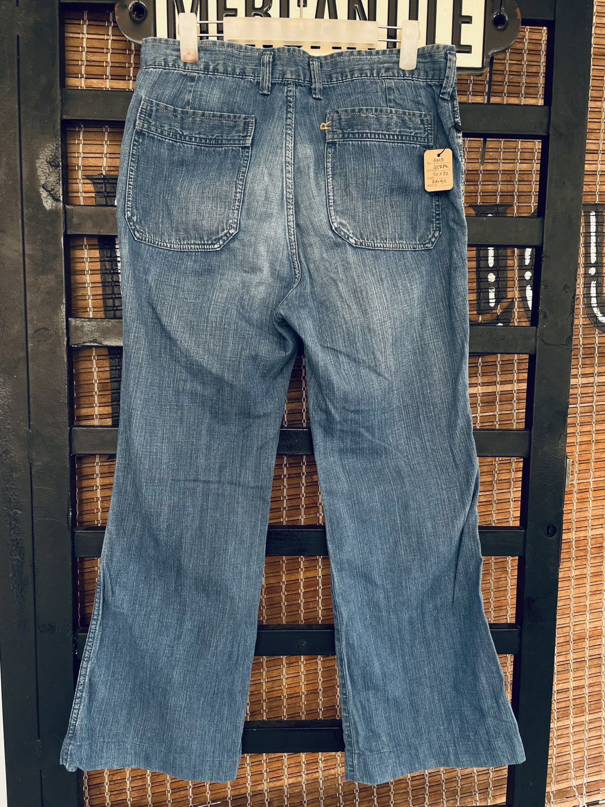 45rpm × Japanese Brand × Vintage 45rpm Studio Japan Flare Jeans Pants Size US 37 - 3 Thumbnail