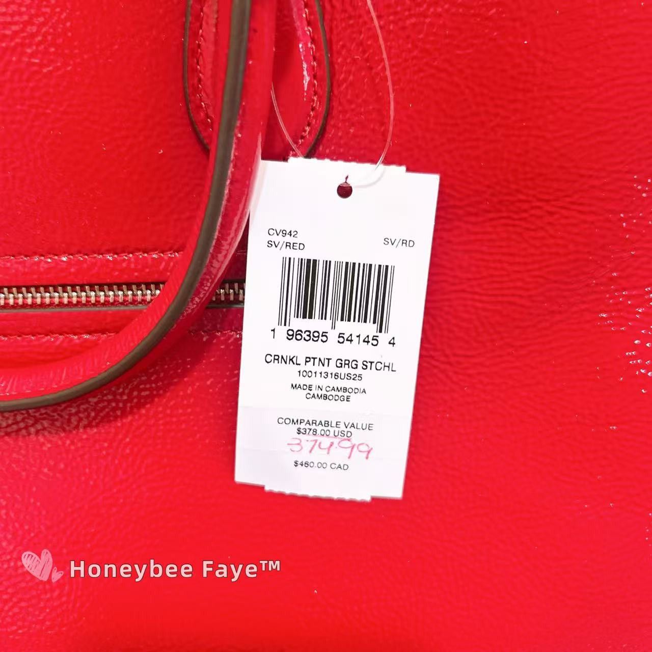 Coach Georgia Satchel Bag CV942 red Size ONE SIZE - 6 Thumbnail