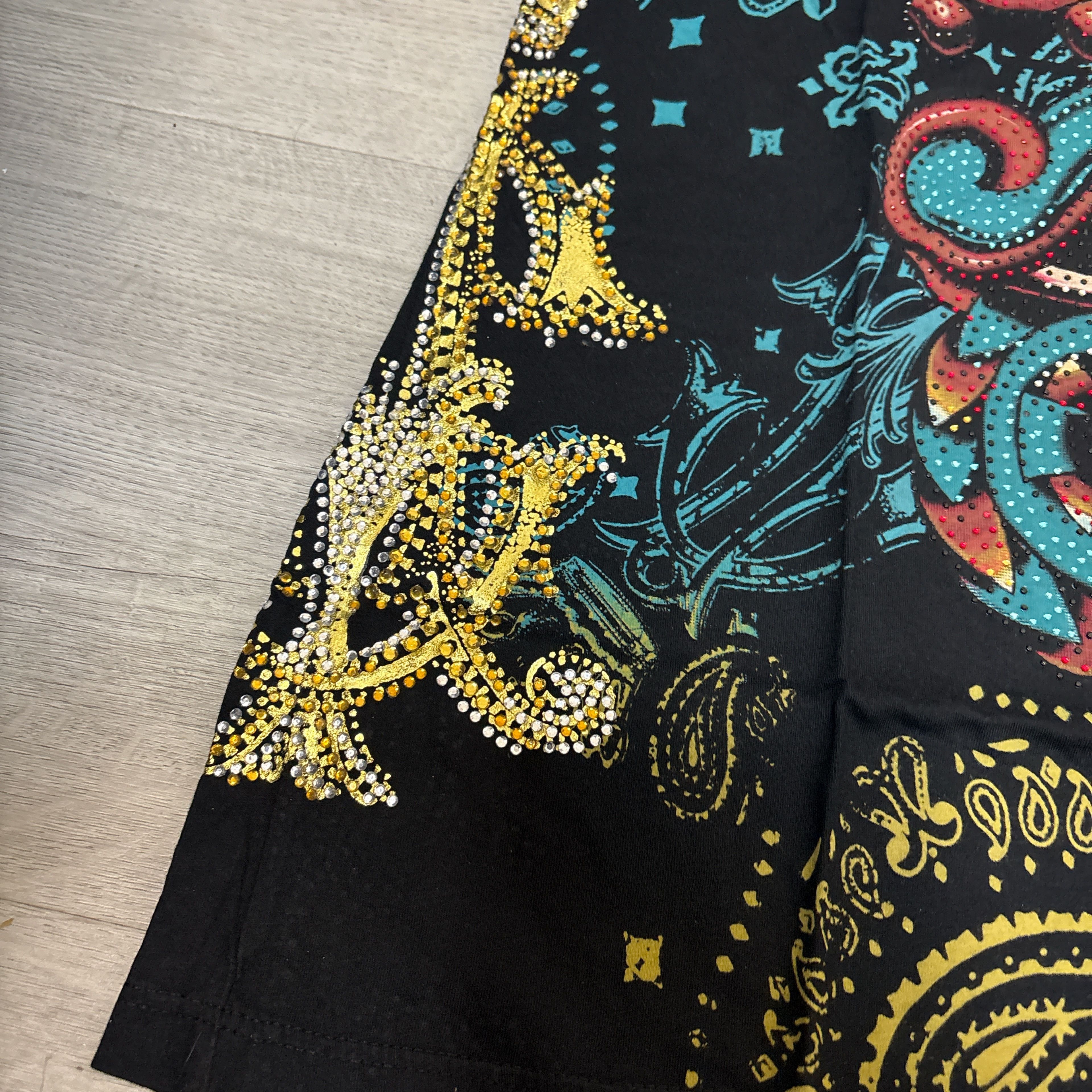 Christian Audigier Vintage Christian Audigier All Over Print Gold New Size US L / EU 52-54 / 3 - 4 Thumbnail