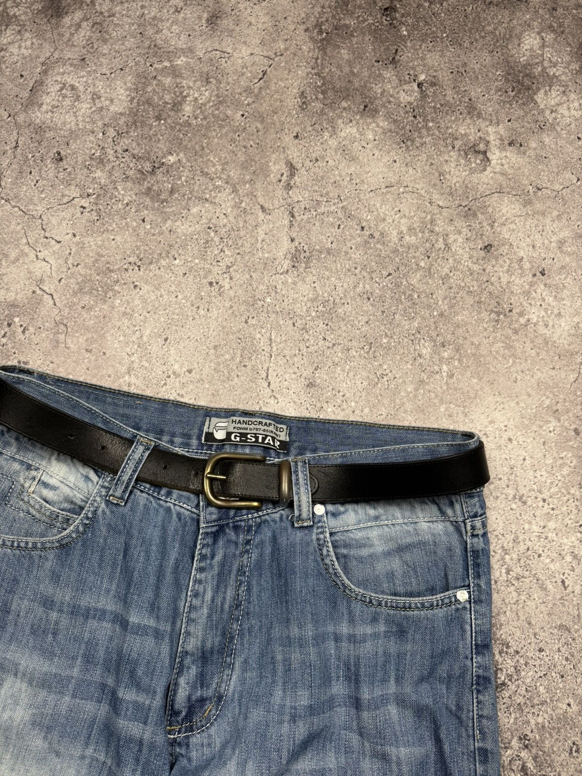 Japanese Brand 00’s NUMBER NINE STYLE JAPAN LEATHER Y2K BELT VINTAGE Size ONE SIZE - 3 Thumbnail