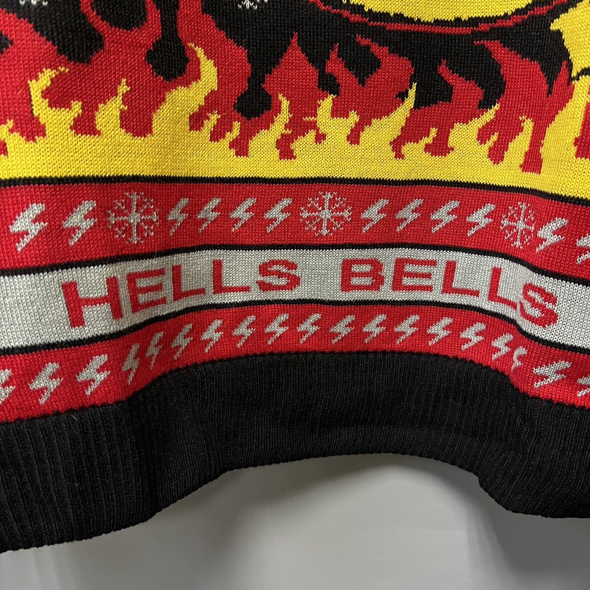 AC/DC AC/DC Hells Bells Christmas Sweater Official Y2K Size US XL / EU 56 / 4 - 8 Thumbnail