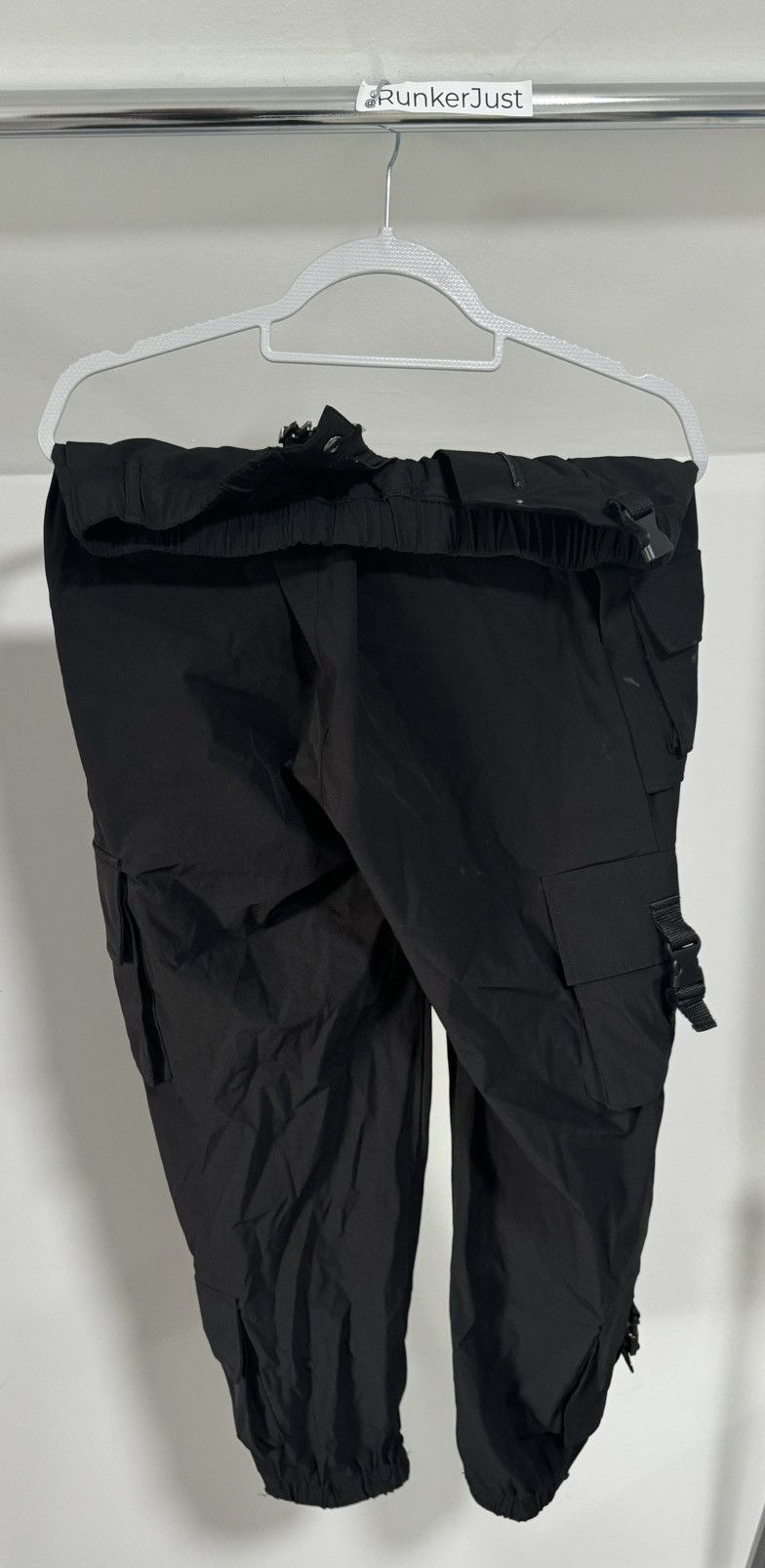 Japanese Brand Danke Schon - Black Cargo Pants Size US 30 / EU 46 - 14 Thumbnail