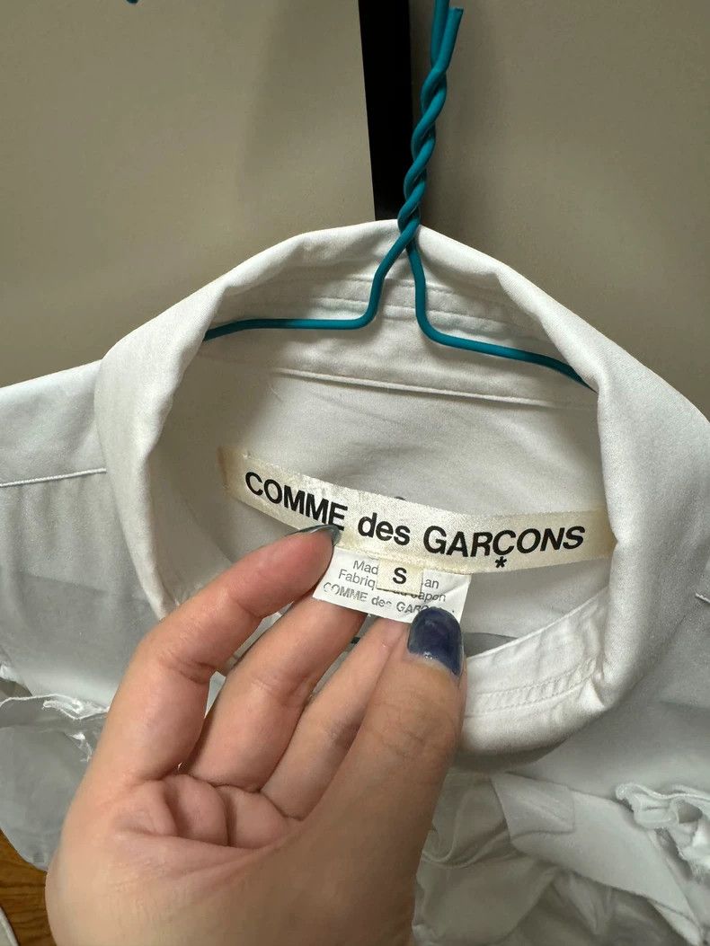 Comme des Garcons Comme Des Garcons White pleated shirt 2502-Nextarrow Size S / US 4 / IT 40 - 3 Thumbnail