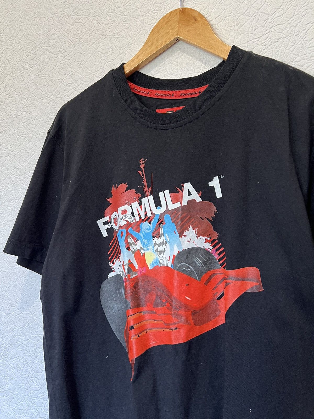 Other Vintage Formula 1 F-1 Black T Shirt Racing Size US L / EU 52-54 / 3 - 2 Thumbnail