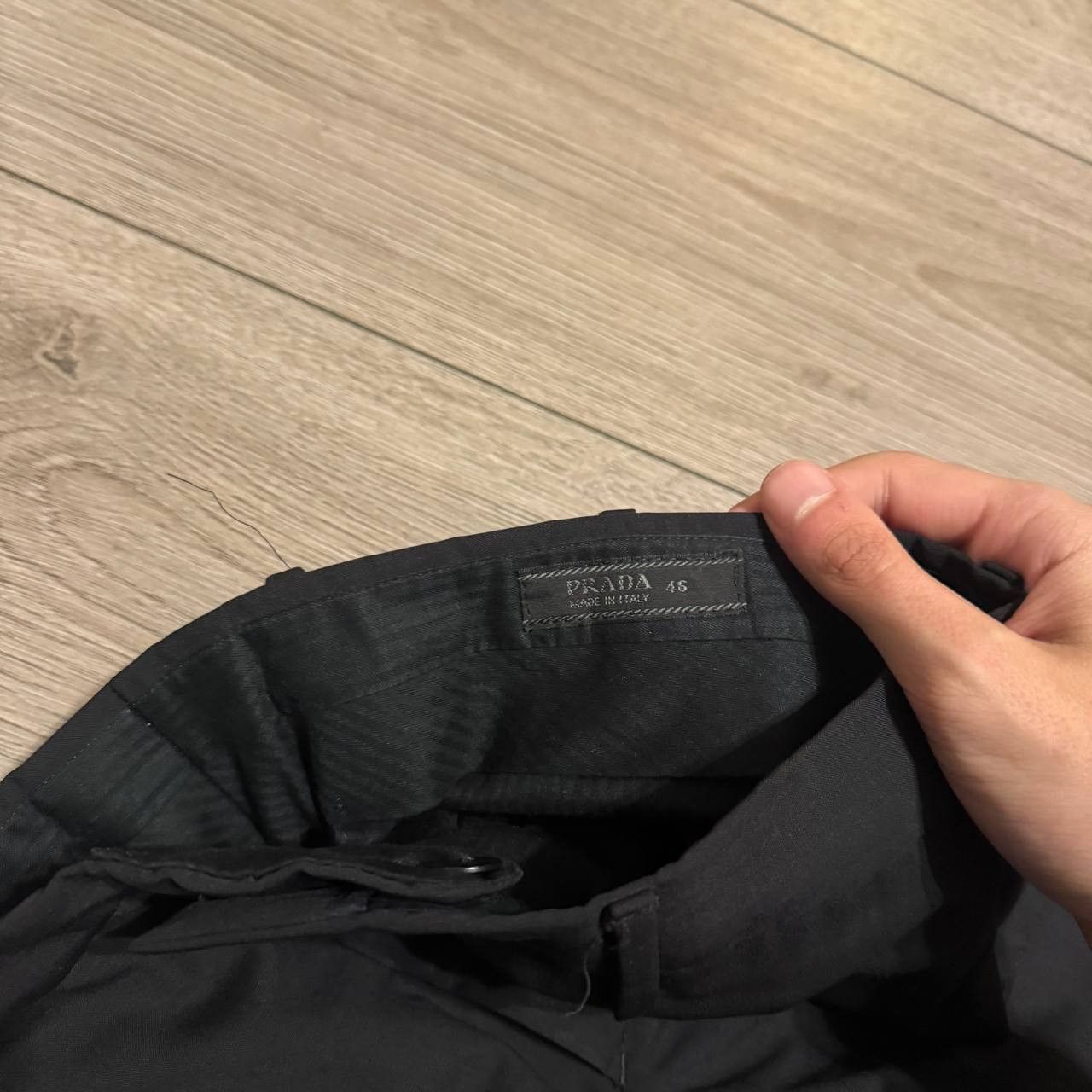 Prada prada womens trousers black size 46 Size 30" / US 8 / IT 44 - 3 Thumbnail