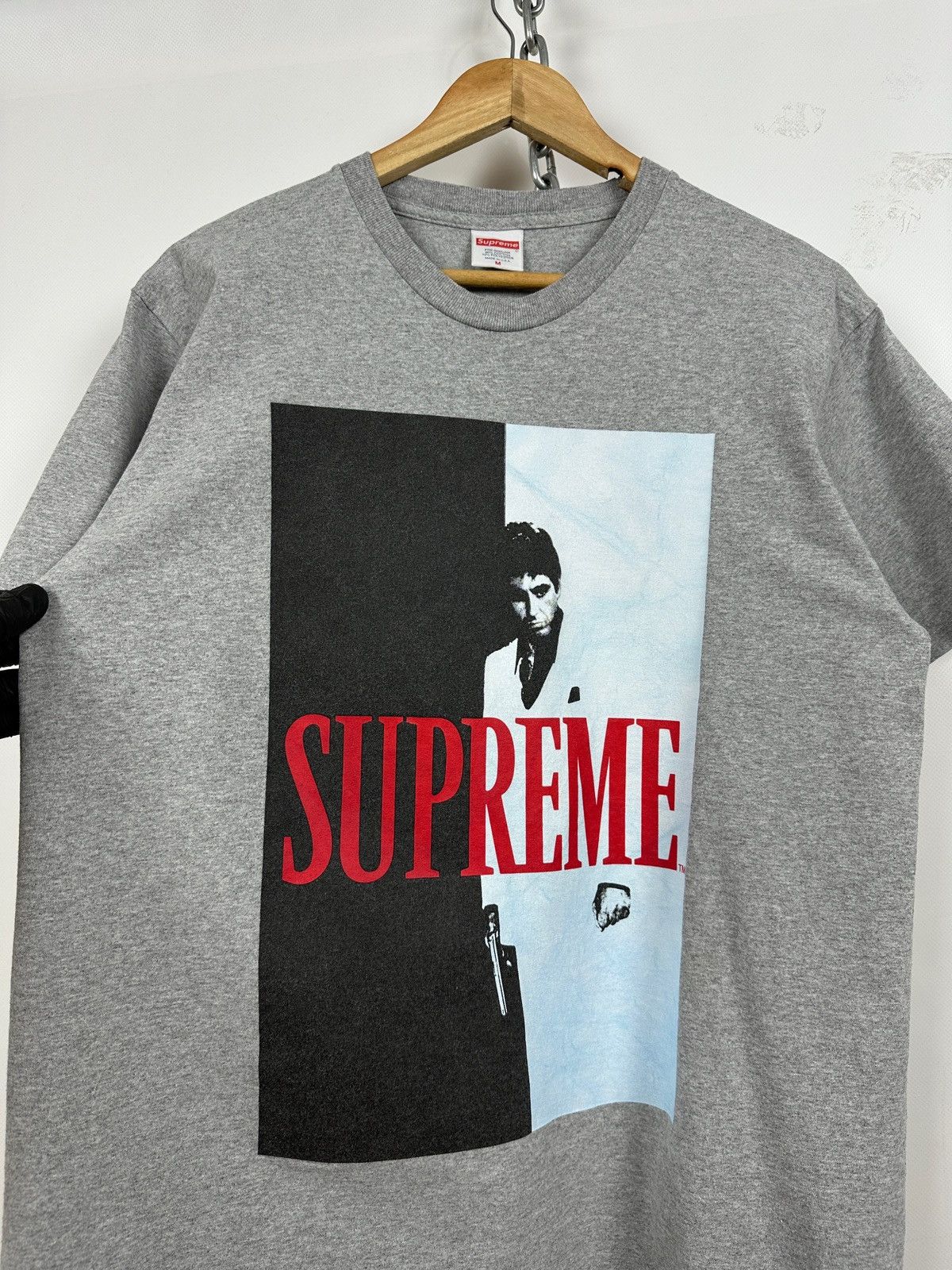 Supreme Supreme Scarface Grey T-Shirt Size US M / EU 48-50 / 2 - 8 Thumbnail