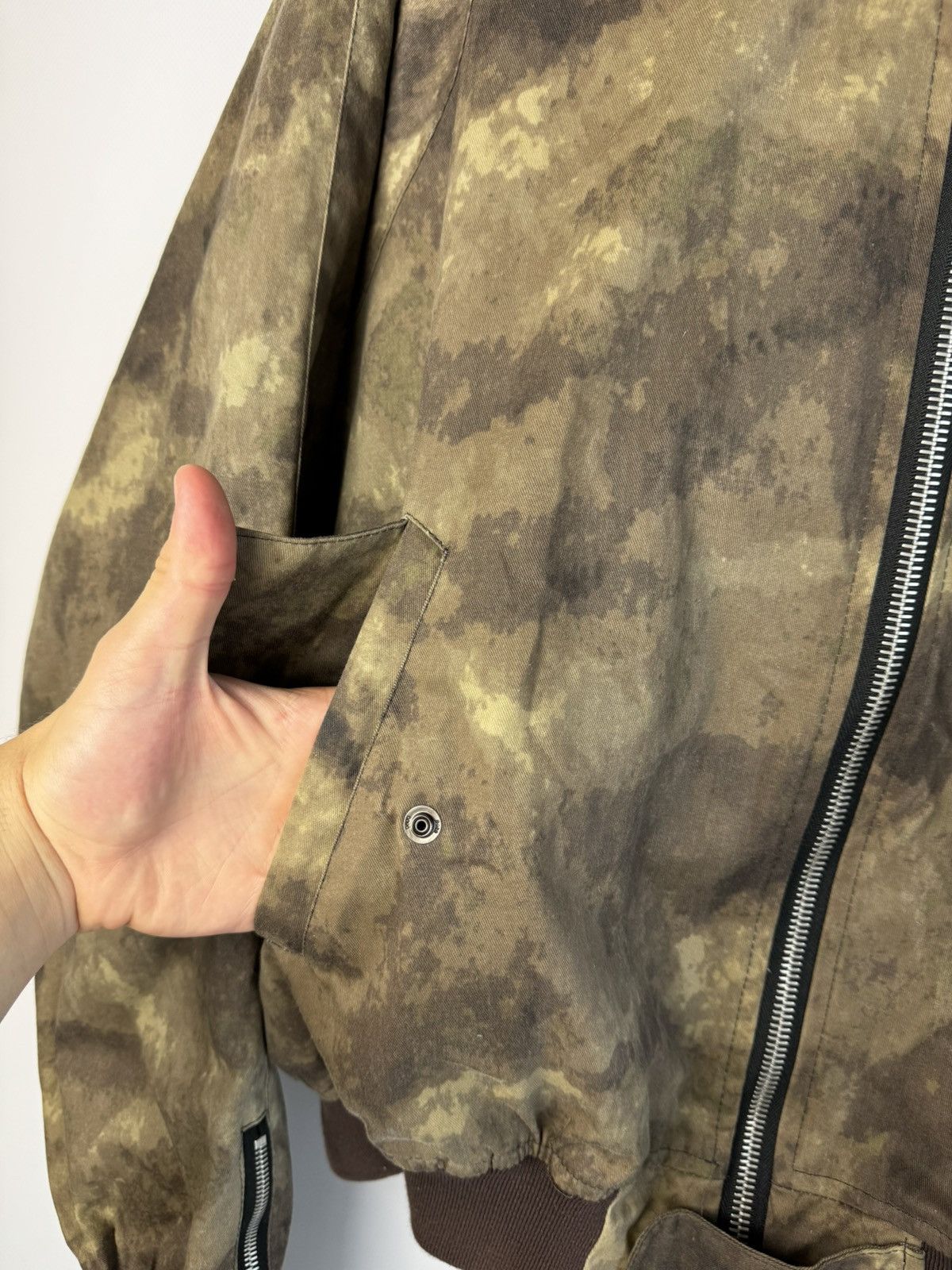 Represent Clo. Represent Clo Wax Bomber Jacket Size L Size US L / EU 52-54 / 3 - 4 Thumbnail