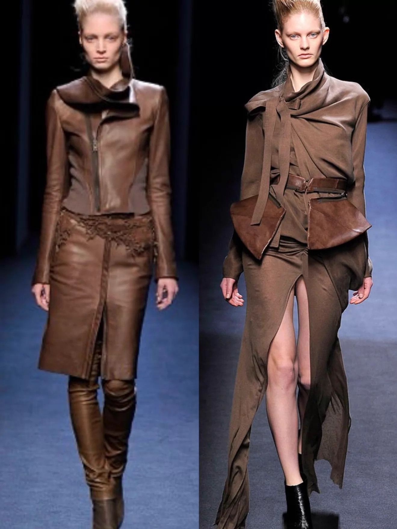 Haider Ackermann Haider Ackermann 2010 Dark Green Asymmetric Jacket 38 Size XS / US 0-2 / IT 36-38 - 1 Thumbnail