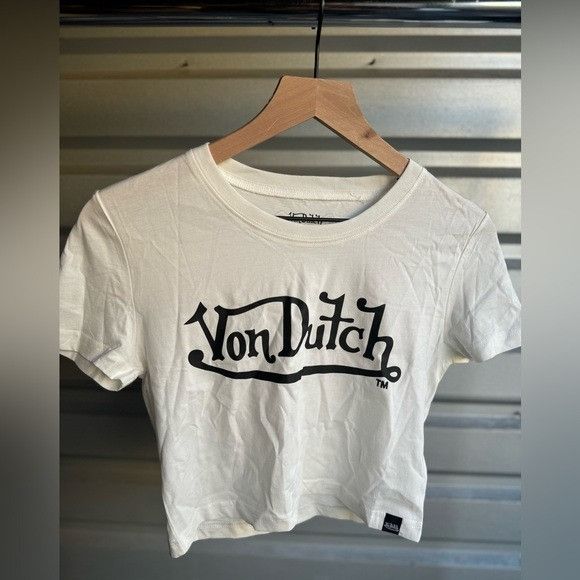 Von Dutch NWT VON DUTCH WHITE TEE SZ MEDIUM M Size M / US 6-8 / IT 42-44 - 1 Thumbnail