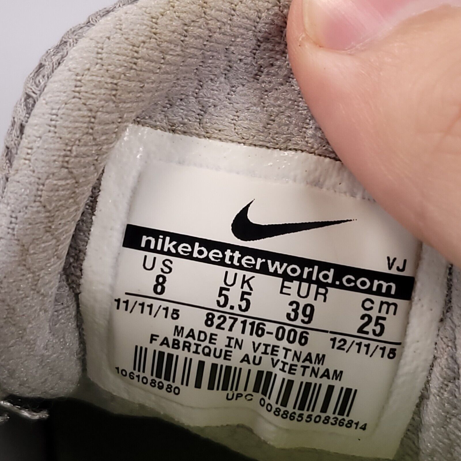Nike Nike Free RN Distance Shoe Women Size 8 827116-006 Gray Pink Size US 8 / IT 38 - 9 Thumbnail