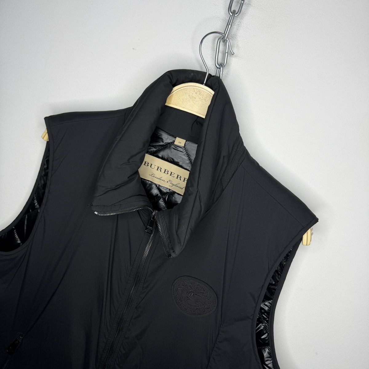 Burberry Mens Burberry Brit Black Vest rare Black Logo Size US L / EU 52-54 / 3 - 5 Thumbnail