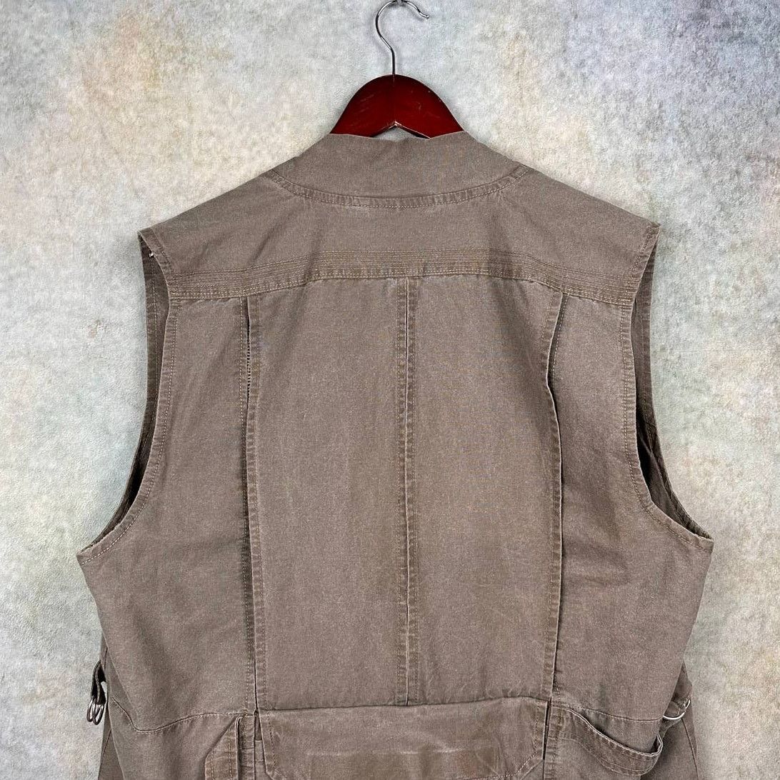 Disney × Vintage Vintage Utility Vest XL Indiana Jones Safari Green Outdoor Size US XL / EU 56 / 4 - 7 Thumbnail