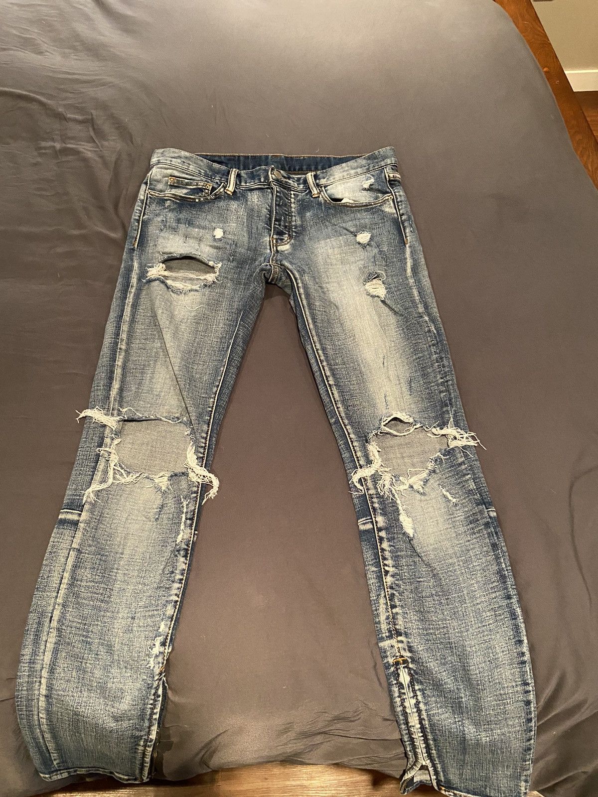 MNML Mnml Ripped Jeans Size US 32 / EU 48 - 1 Thumbnail