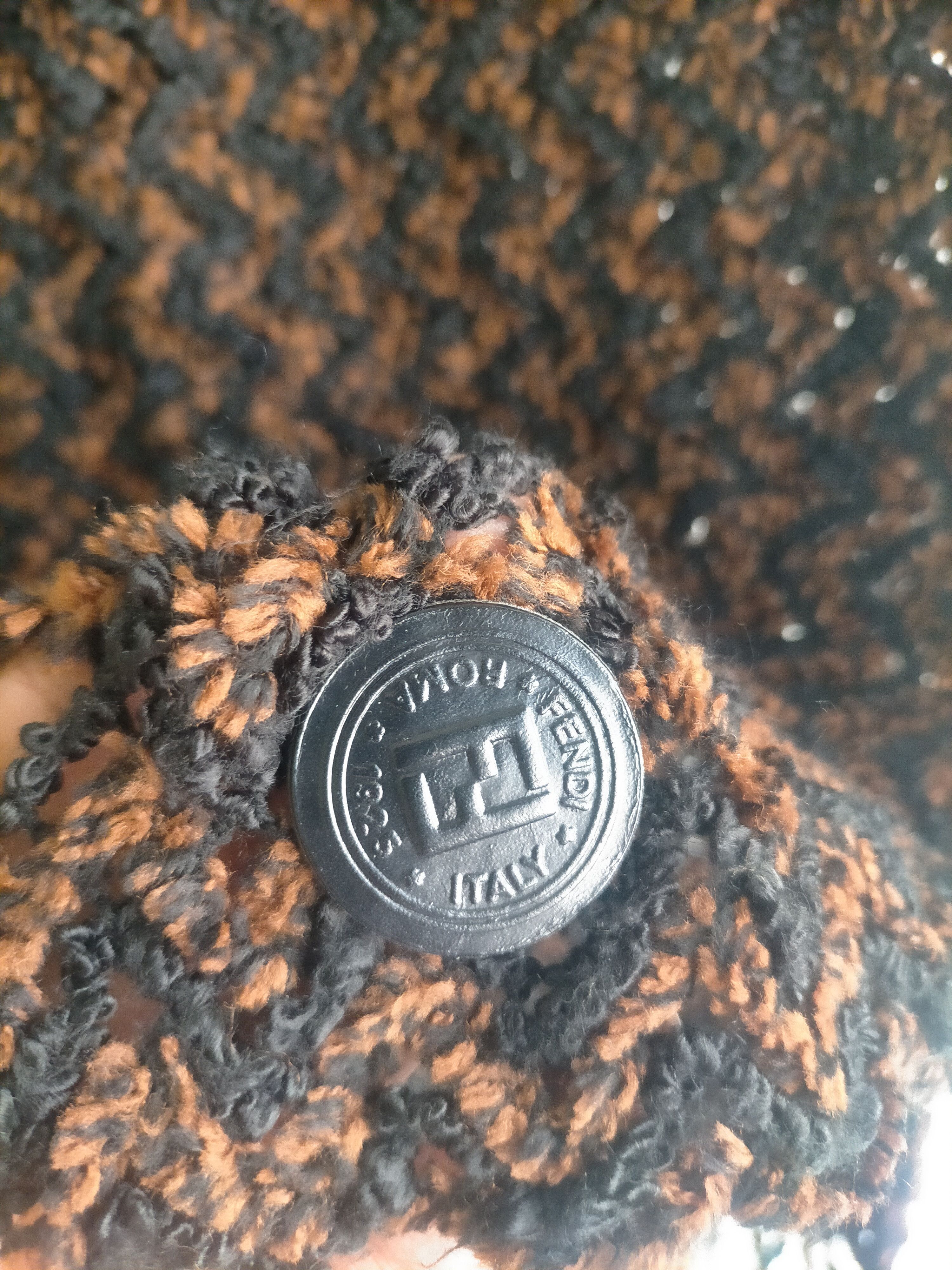 Fendi 🔥 Fendi Foulard Acrylic Muffler Scarf Size ONE SIZE - 1 Thumbnail