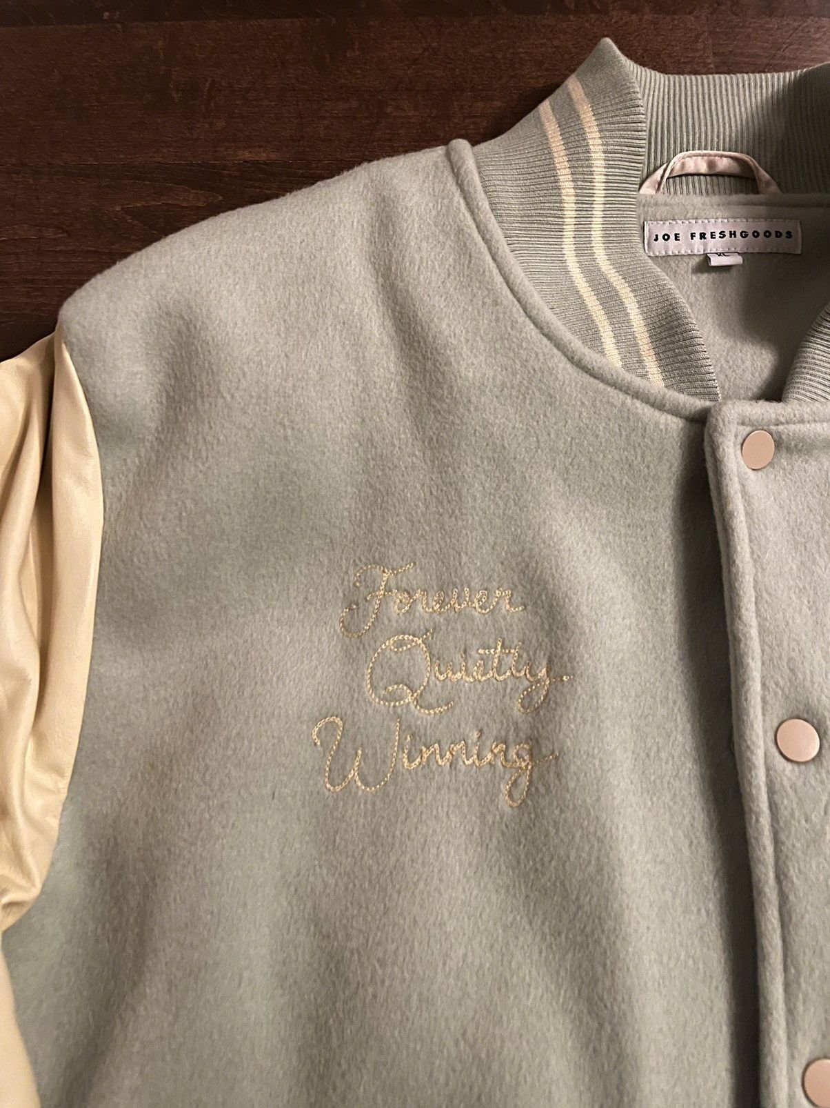 Joe Freshgoods Joe Fresh Goods x Inside voices varsity jacket Size US XL / EU 56 / 4 - 3 Thumbnail