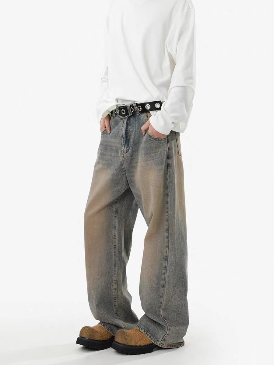 Japanese Brand × Jean High Street Washed Vintage Loose Jeans Size US 34 / EU 50 - 2 Thumbnail