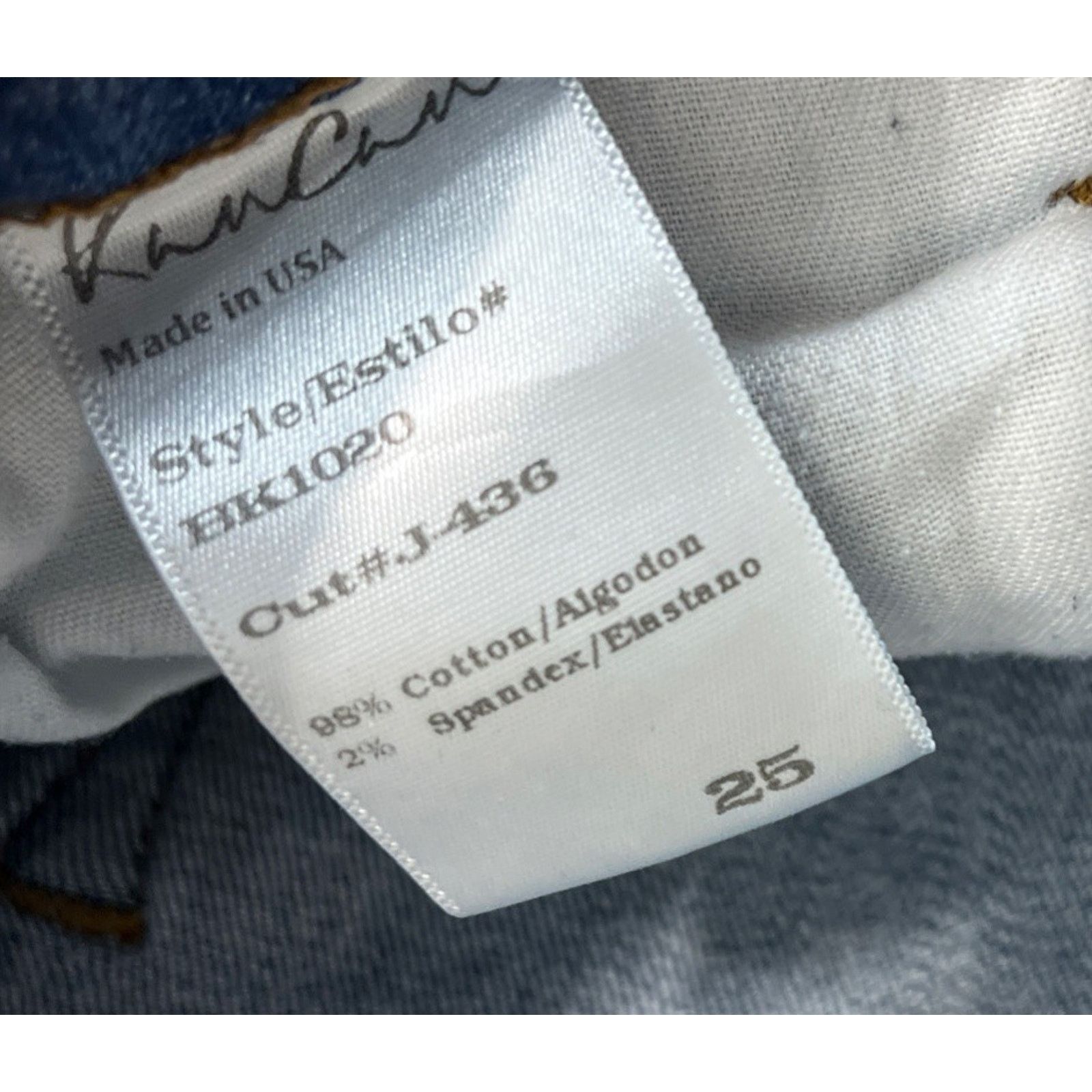 KangaROOS Kancan Women's Distressed Skinny Jeans size 25 Med USA Size 25" / US 0 / IT 36 - 4 Thumbnail