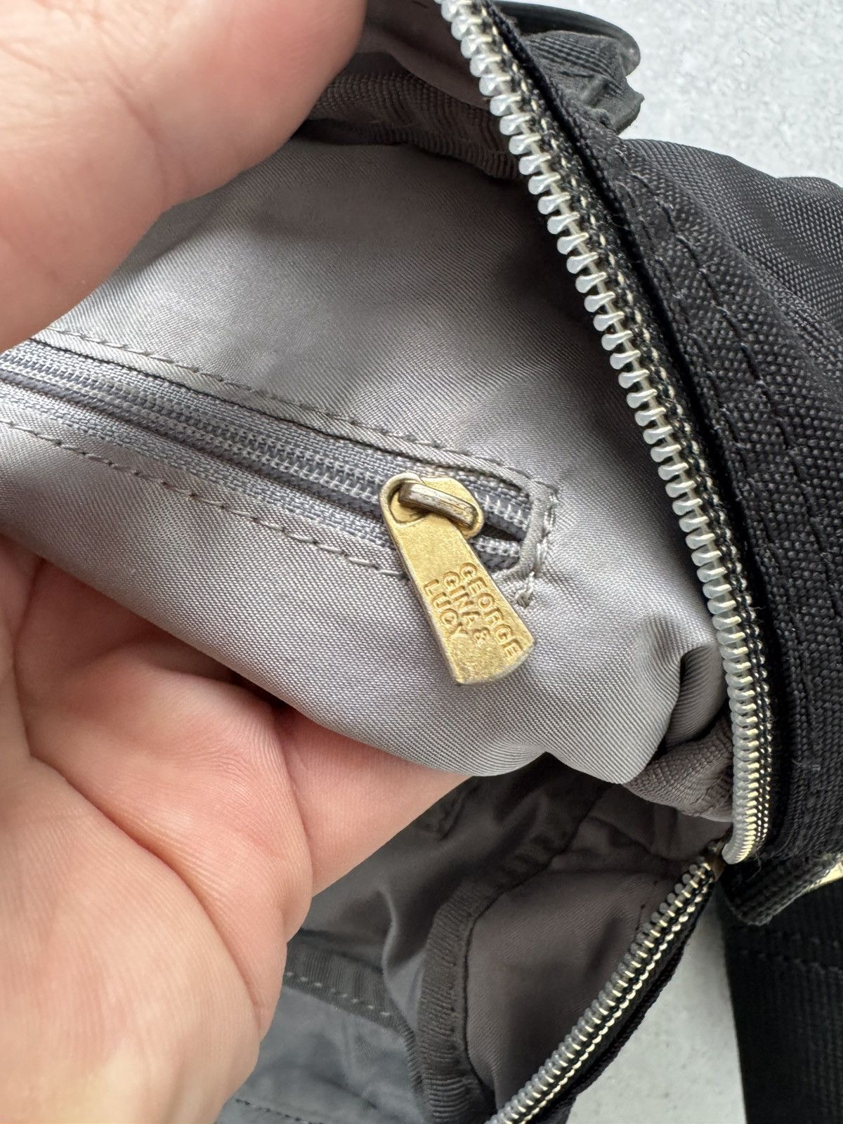 George Gina & Lucy × Japanese Brand Vintage George Gina & Lucy Side Saddie Shoulder Pocket Bag Size ONE SIZE - 10 Thumbnail