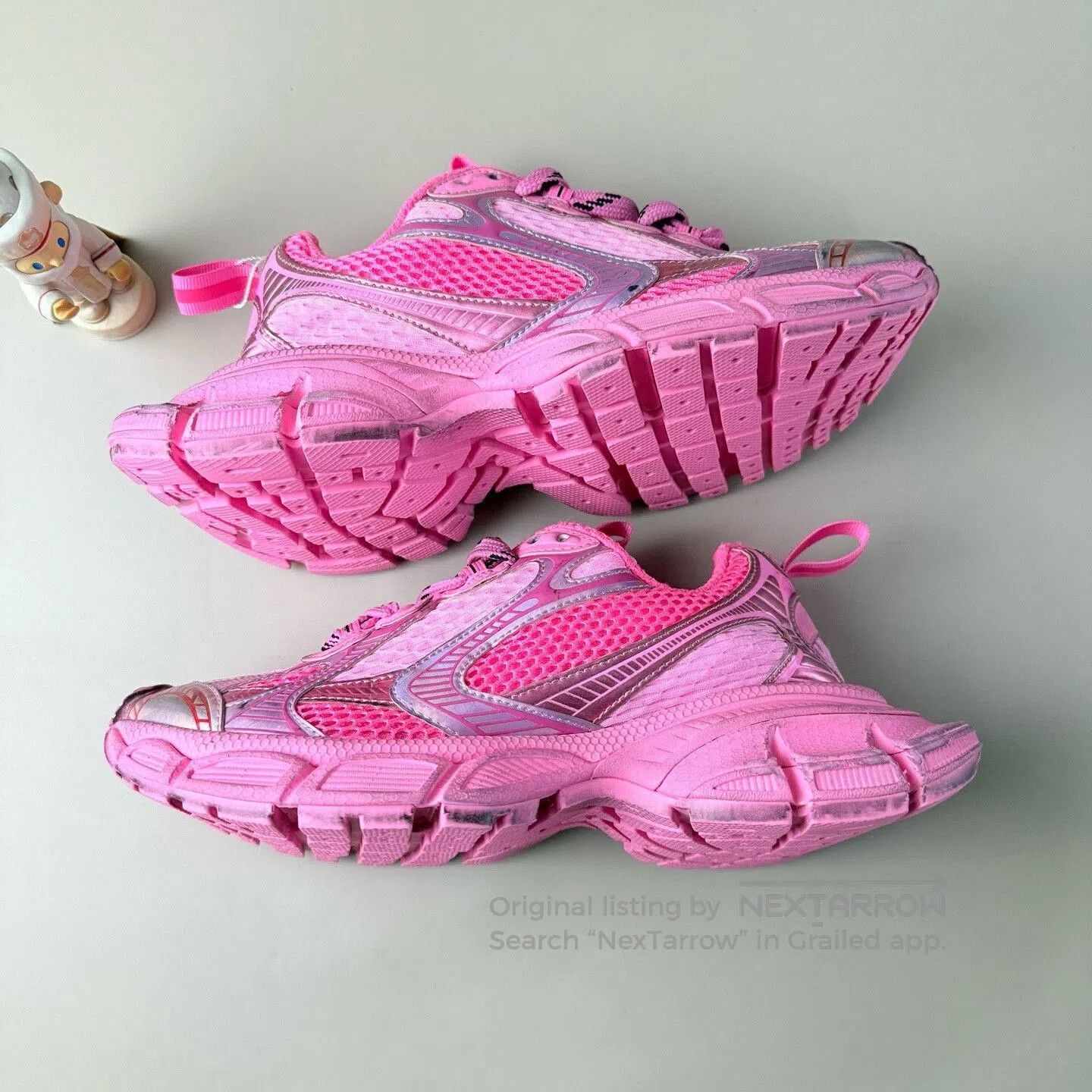 Balenciaga balenciaga distressed pink sports shoes 3xl. Size US 6 / IT 36 - 5 Thumbnail