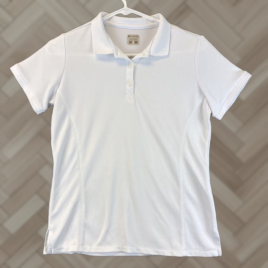 Vintage Columbia Polo Shirt Women’s XS White Golf 57-3 Size XS / US 0-2 / IT 36-38 - 1 Thumbnail